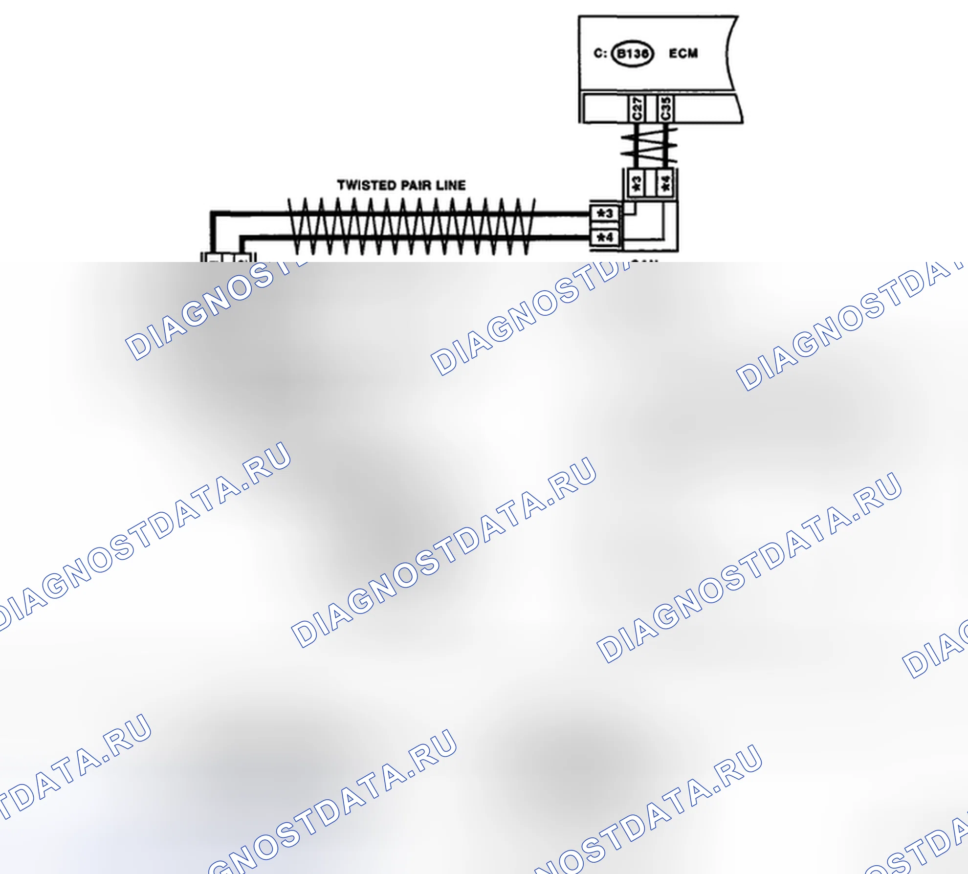Рис. 16: электросхема. Subaru Outback BP рестайлинг