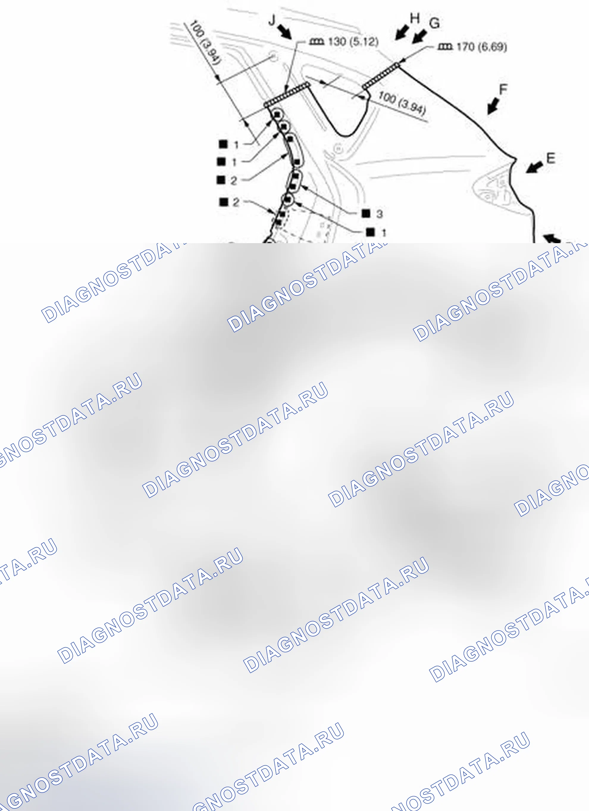 Рис. 281: Заднее крыло. Infiniti EX35 I