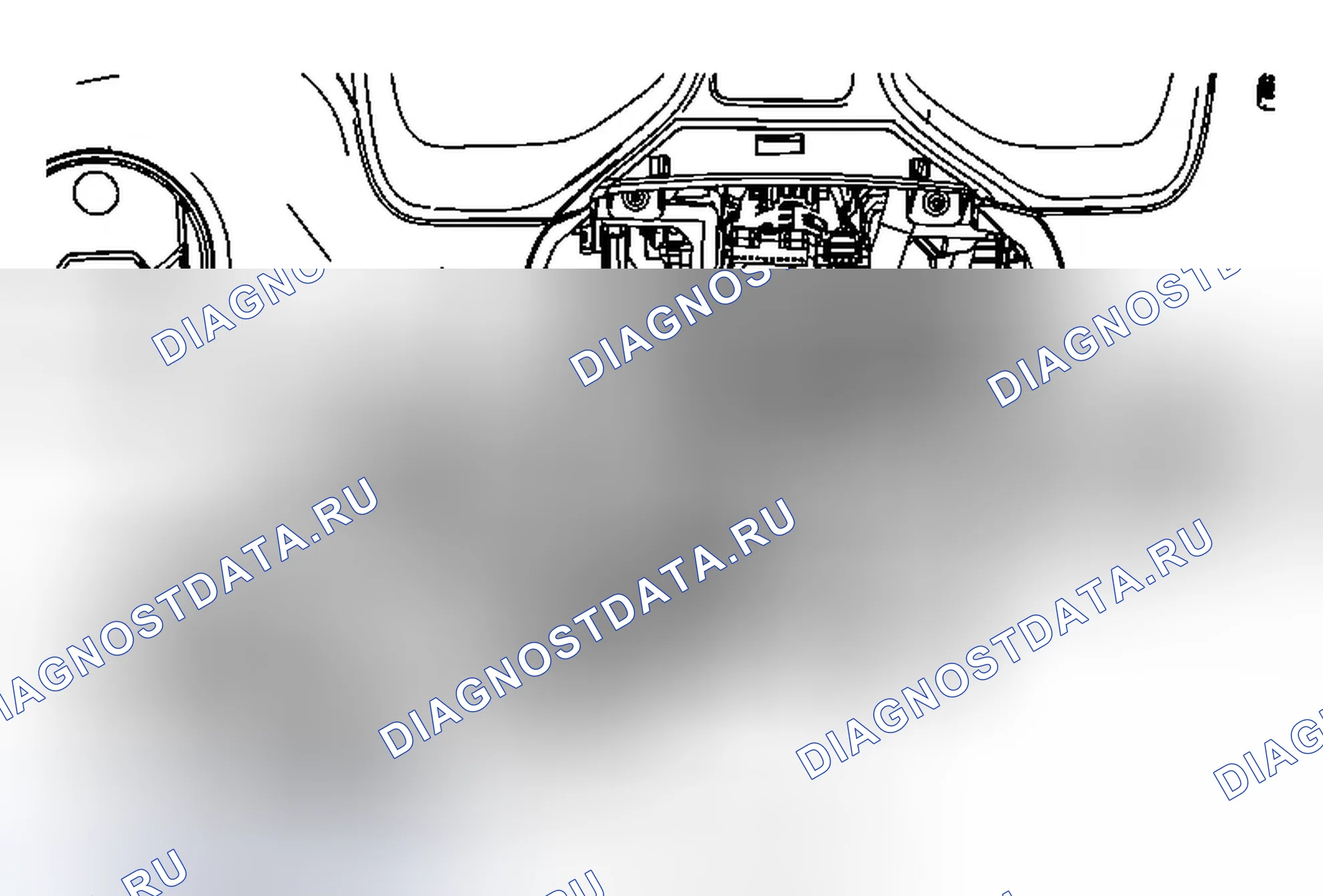 Рис. 1: Замена кронштейна переключателя поворотного сигнала. Chevrolet Camaro V