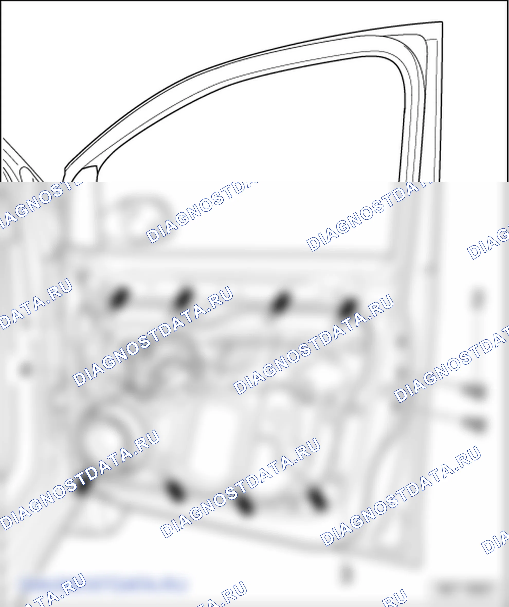 Передняя дверь. Volkswagen Touran I