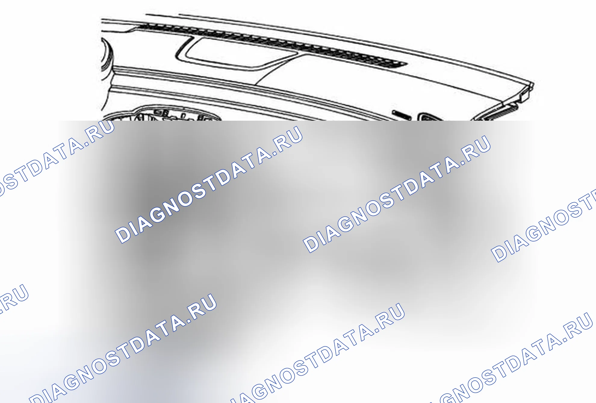 Рис. 35: Замена кабеля аудио- и видеомодуля. Buick LaCrosse II