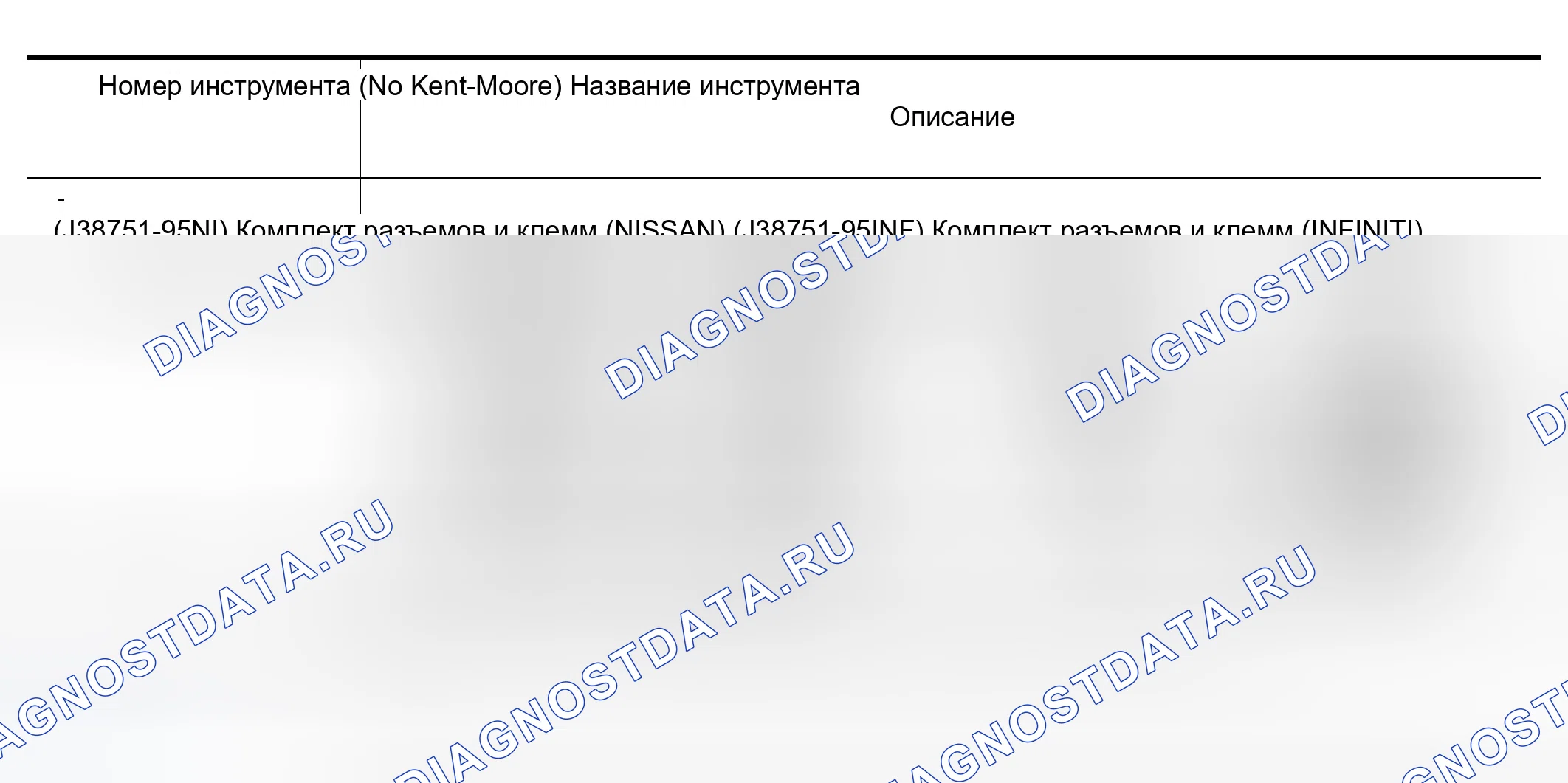 Рис. 52: КОМПЛЕКТ КОНТАКТОВ РАЗЪЕМА И КЛЕММЫ. Infiniti M45 II