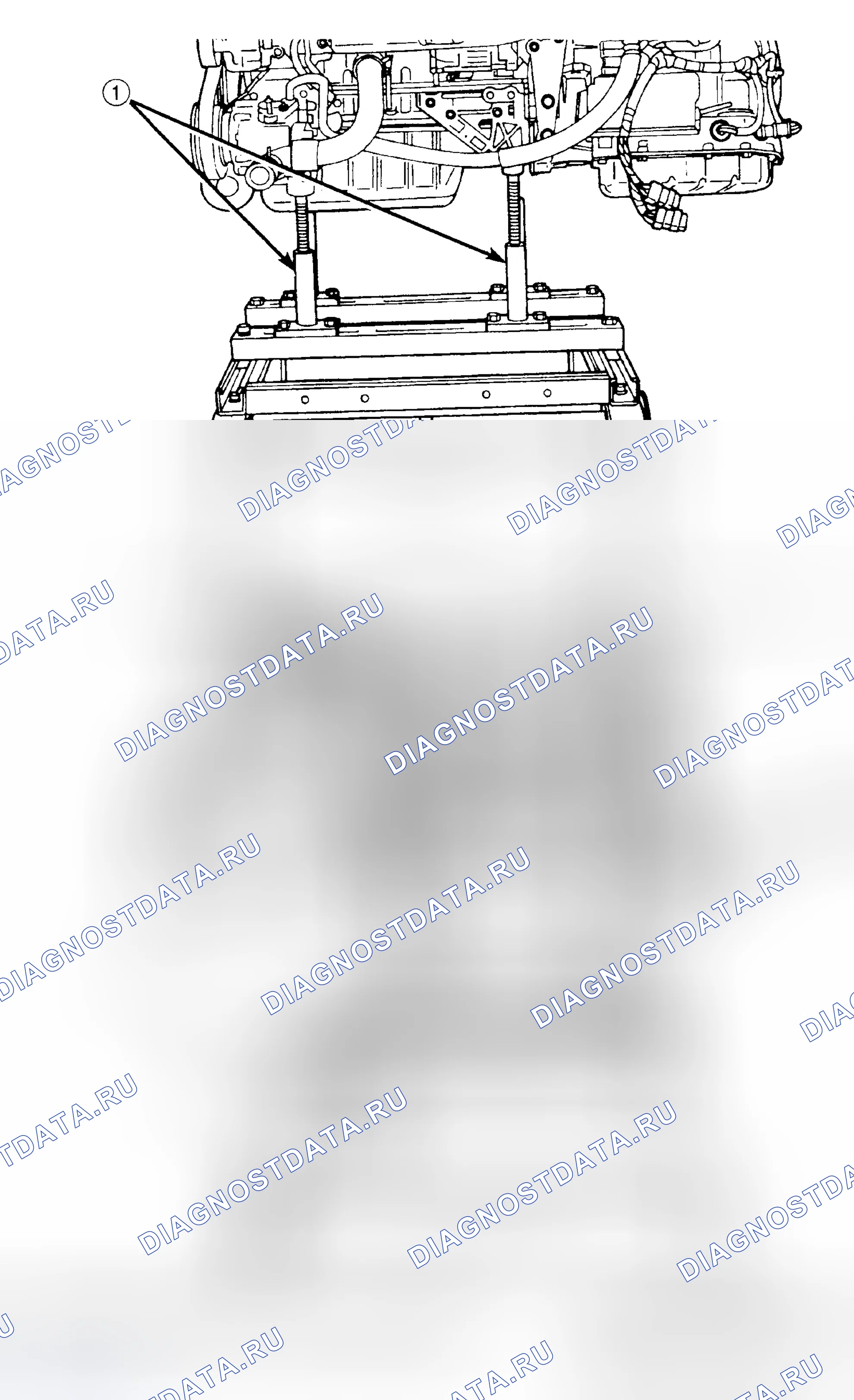Рис. 574: МОНТАЖ - СБОРКА ДВИГАТЕЛЯ. Dodge Stratus II рестайлинг