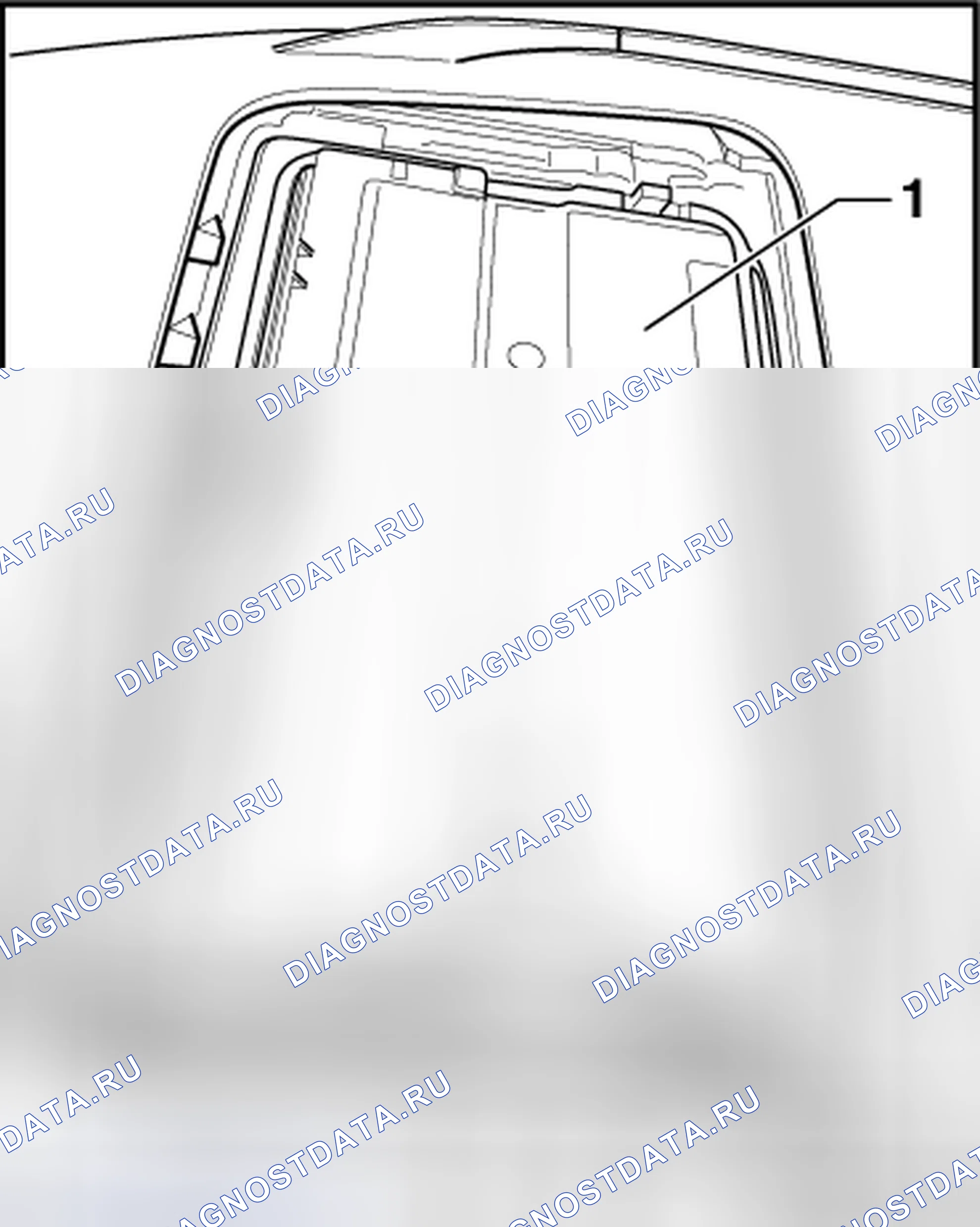 Рис. 46: облицовка СОЛНЕЧНОЙ ПАНЕЛИ. Volkswagen Passat B6