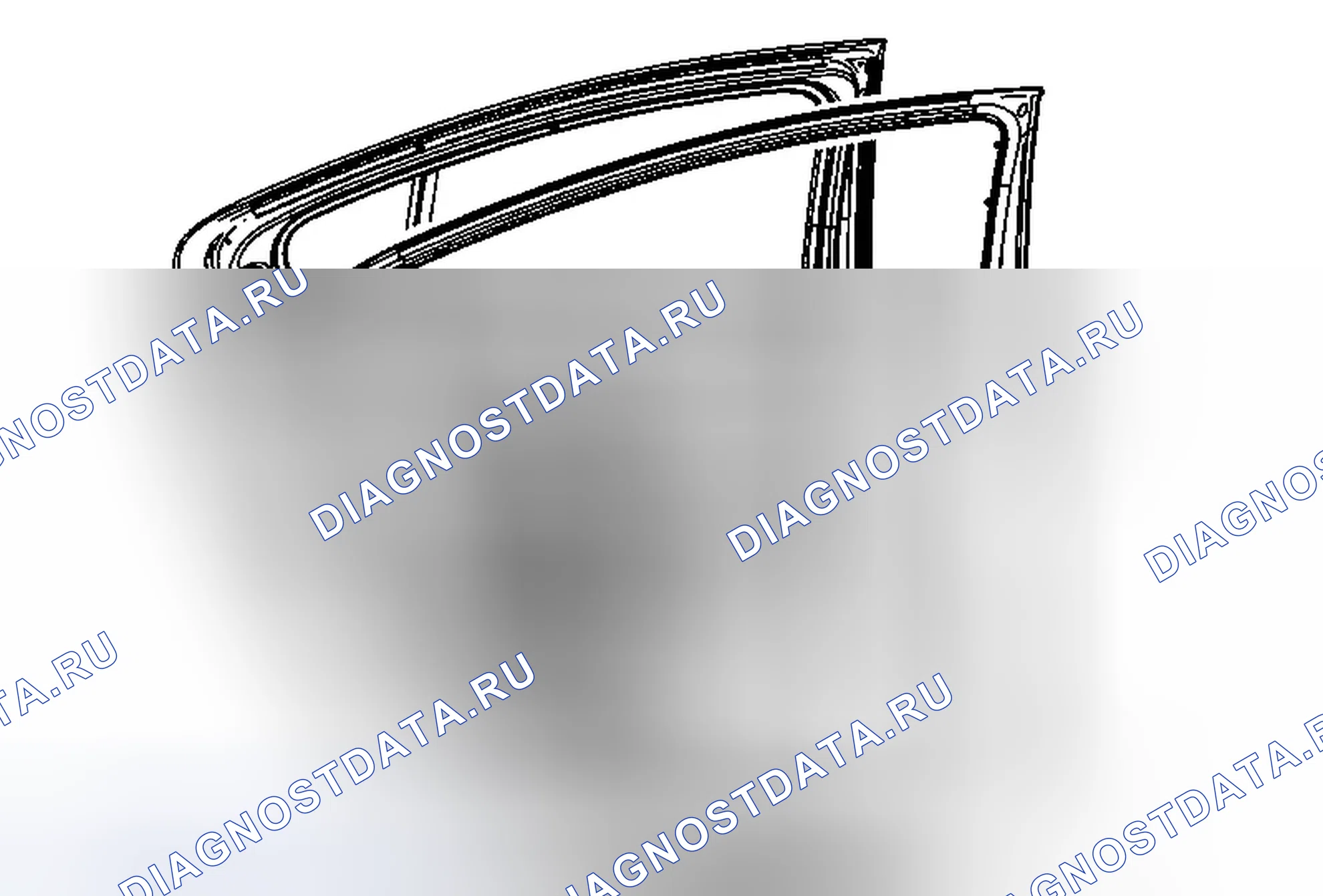 Рис. 46: Замена задней боковой дверной панели - сторона двери. Chevrolet Volt I