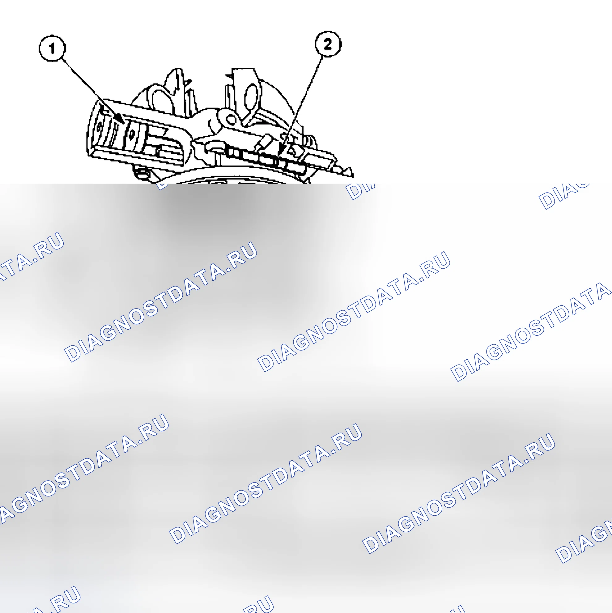 Рис. 1: Расположение компонентов. Ford Pickup F150 