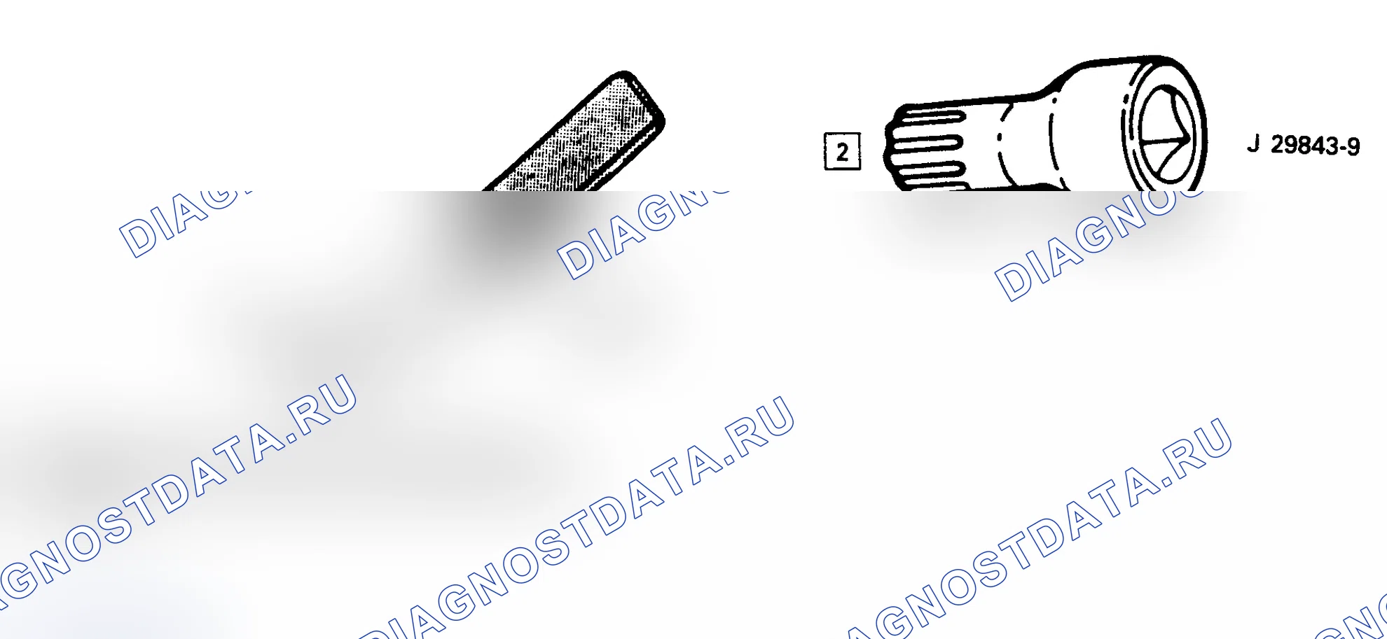 Рис. 31: СПЕЦИАЛЬНЫЕ ИНСТРУМЕНТЫ. Pontiac Grand Prix V
