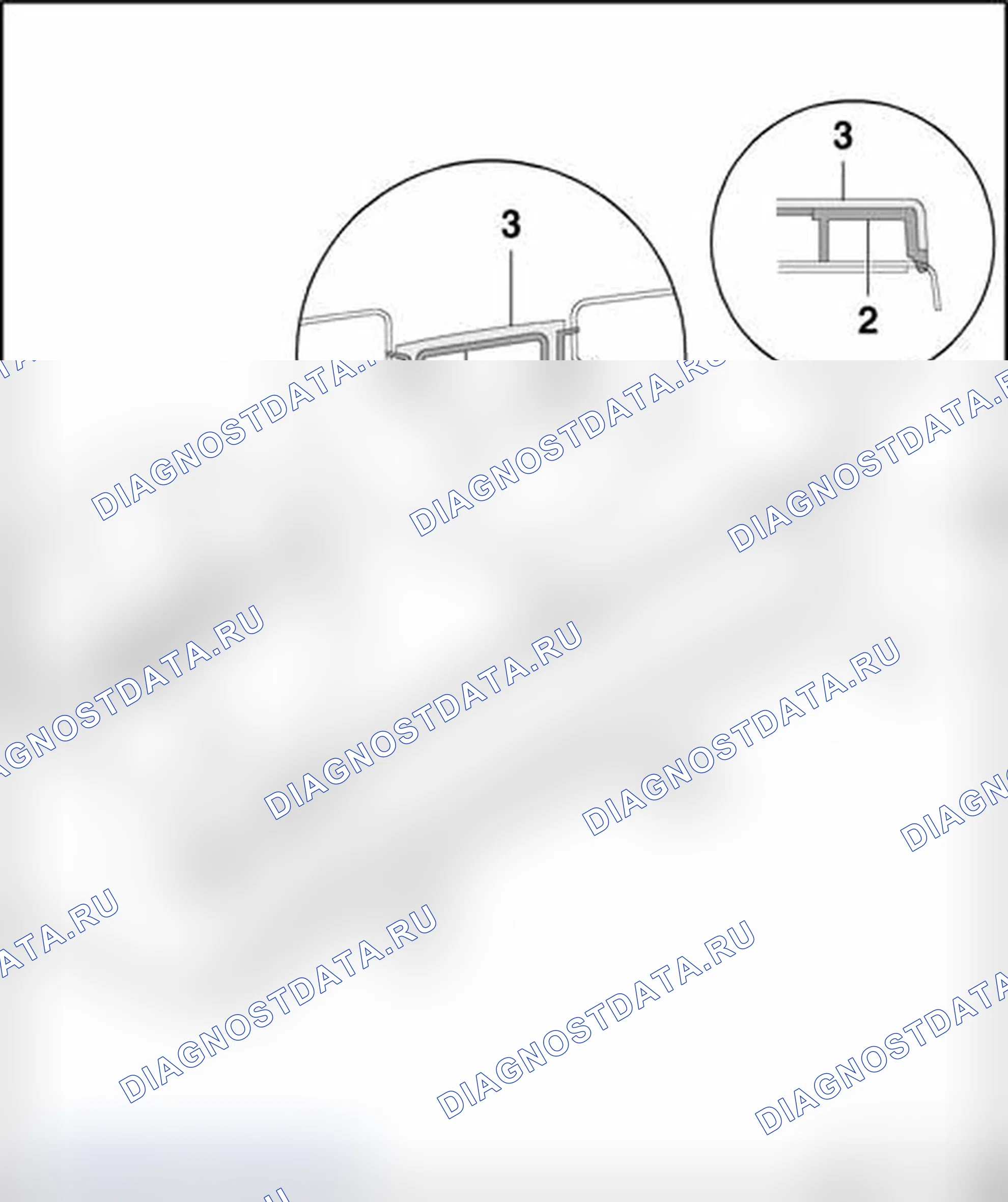 Рис. 236: Полоса стыка крыши, снятие и установка (Avant). Audi S4 B7