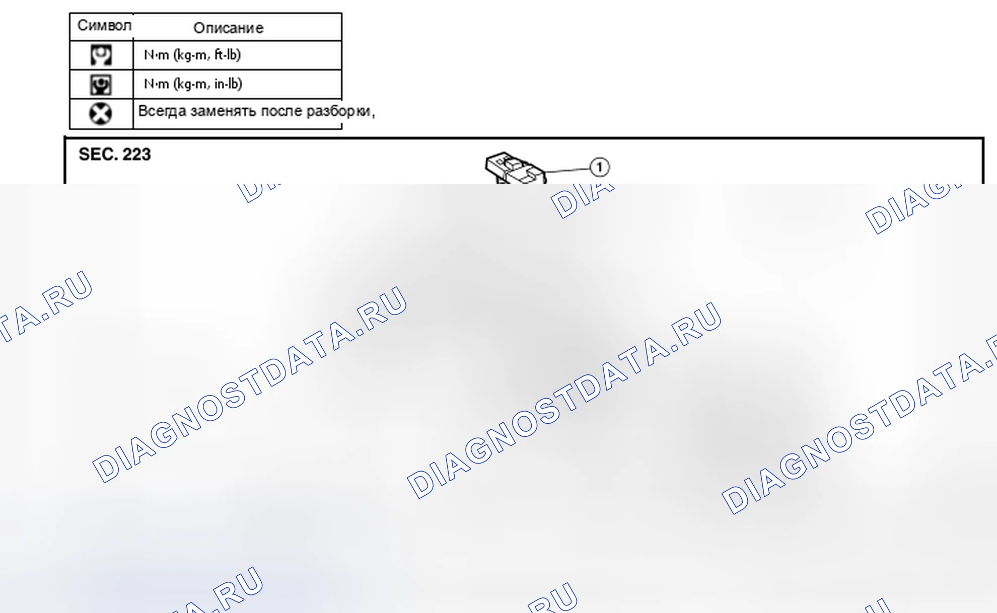 Рис. 5: Разнесенный вид. Nissan Altima L33