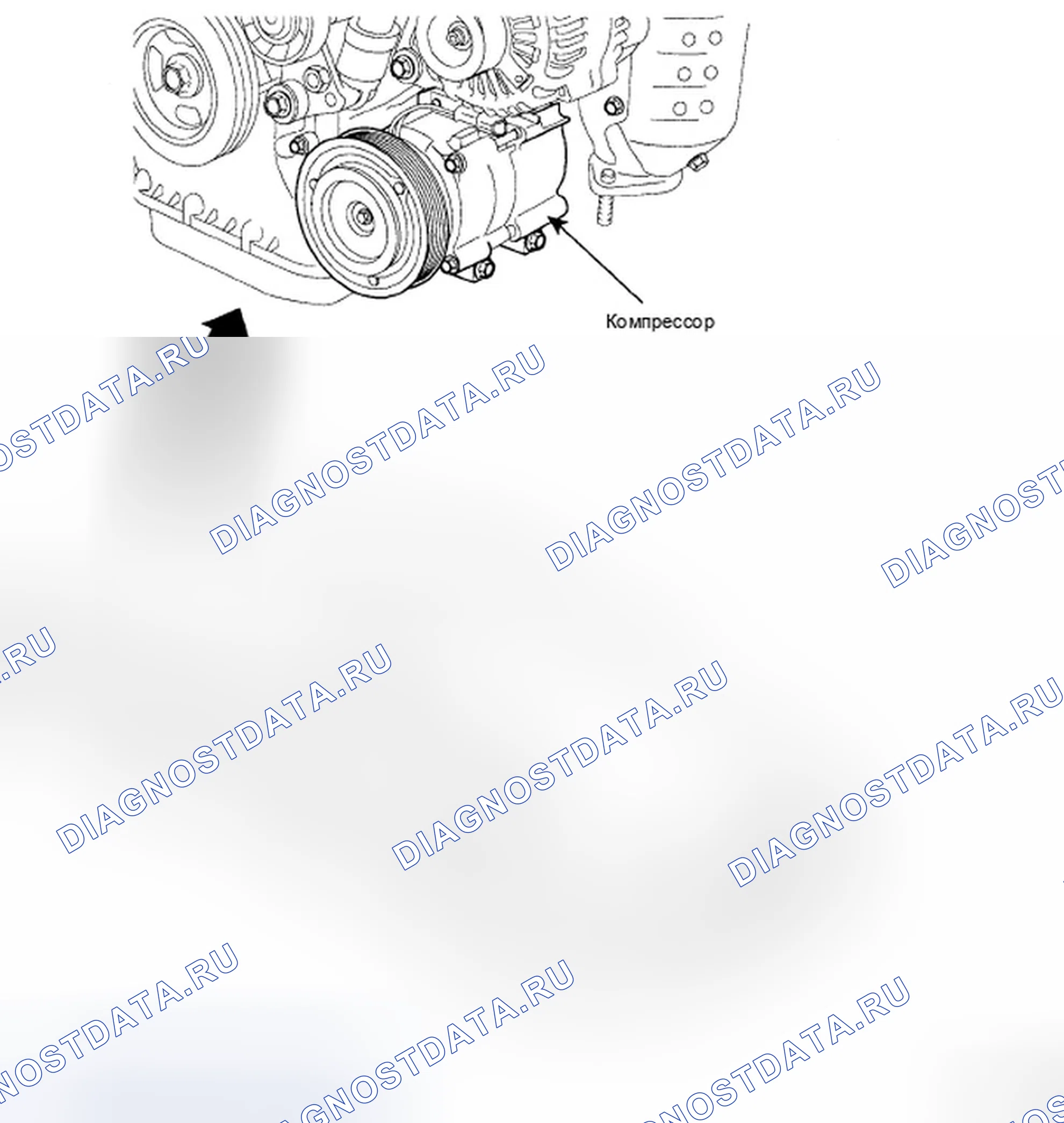 Рис. 171: РАСПОЛОЖЕНИЕ КОМПОНЕНТОВ. Hyundai Azera I