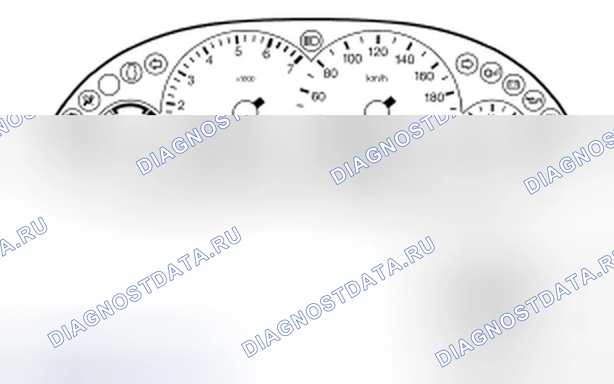 Рис. 535: Индикатор перегрузки (O / D). Ford Focus II