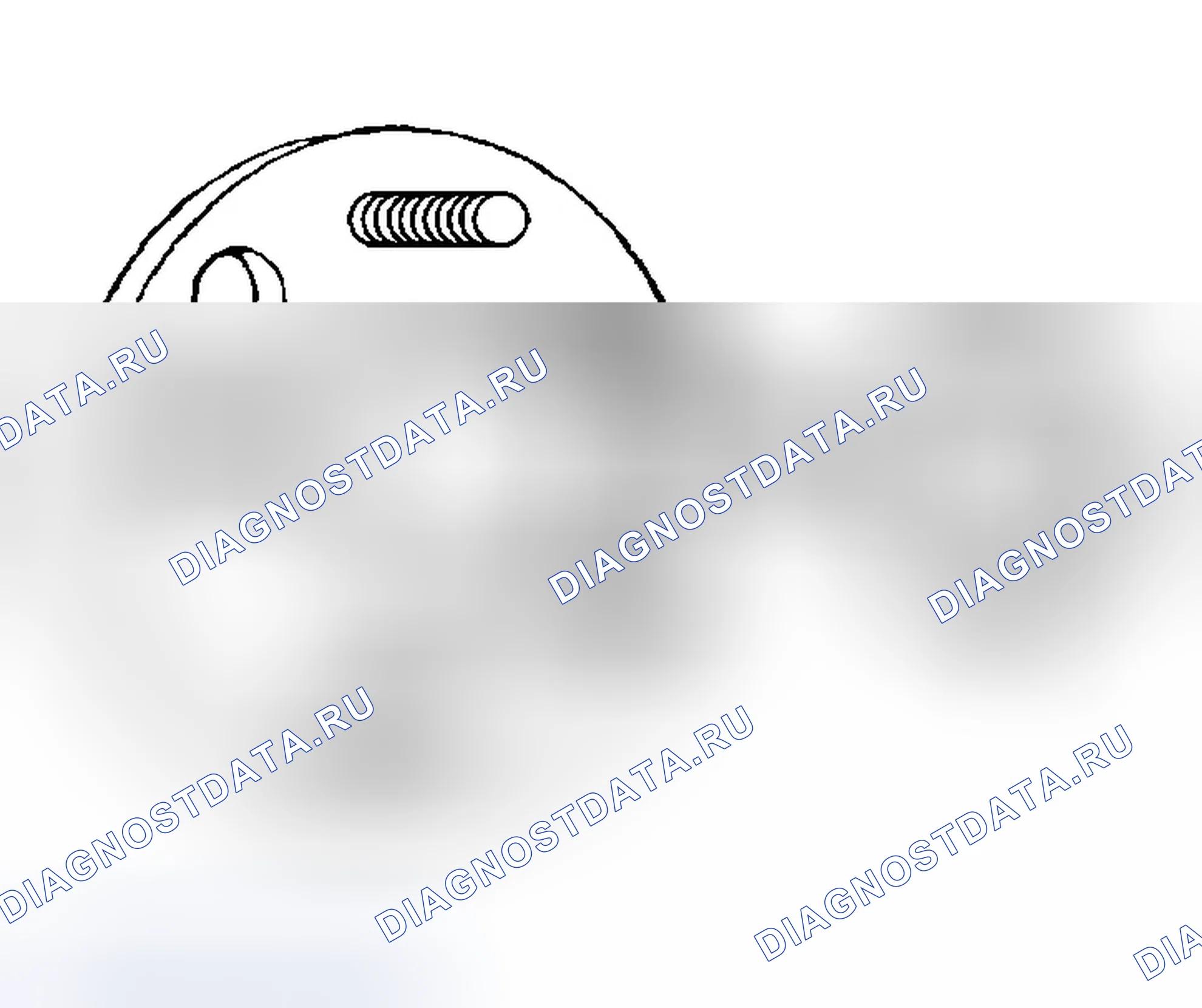 Рис. 20: Проверка биения фланца ступицы / оси и шпильки колеса. Buick Century VI