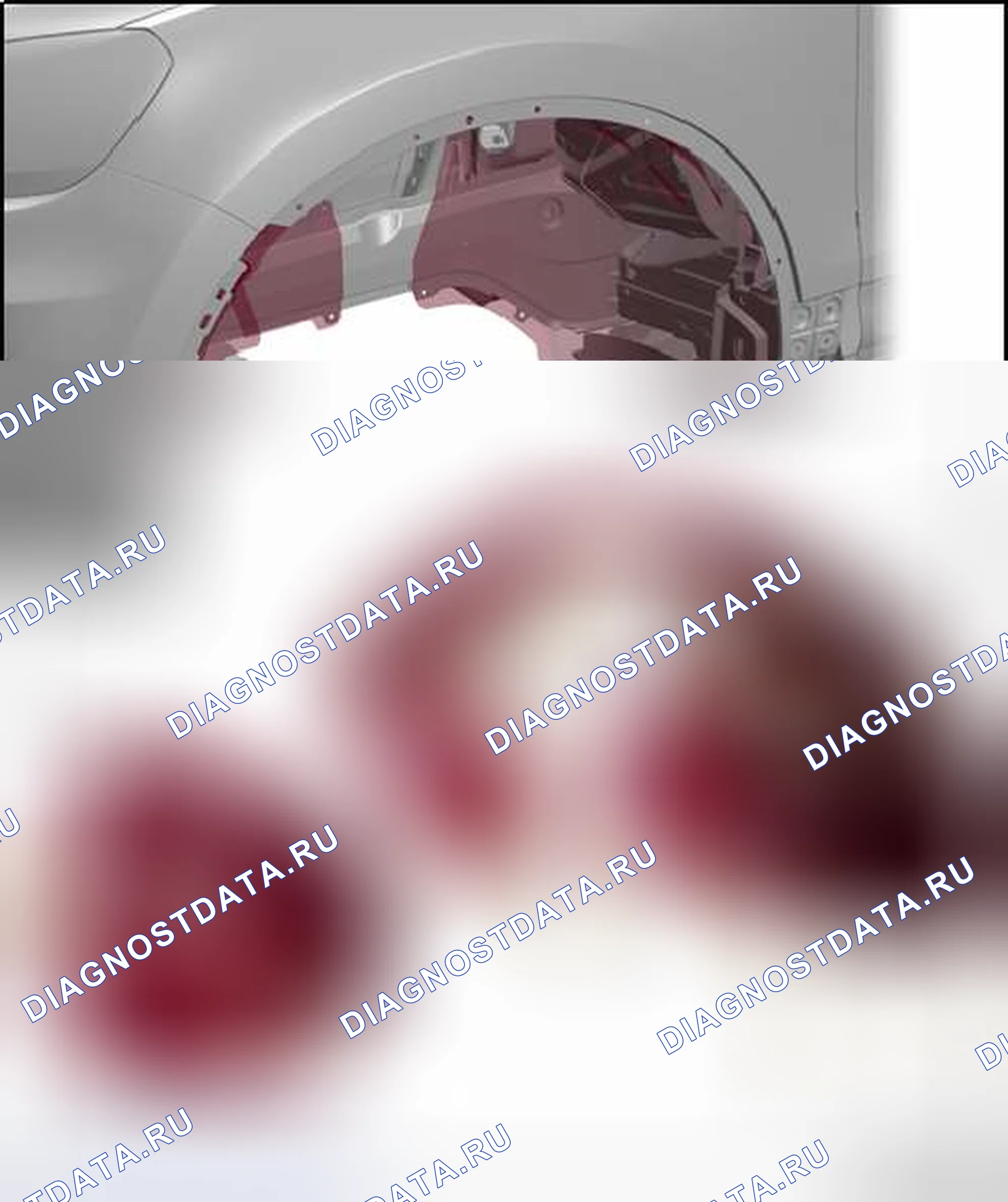 Рис. 2: ПОСЛЕДОВАТЕЛЬНОСТЬ ЗАТЯЖКИ БОЛТА ВКЛАДЫША КОЖУХА ПЕРЕДНЕГО КОЛЕСА. Volkswagen Touareg II
