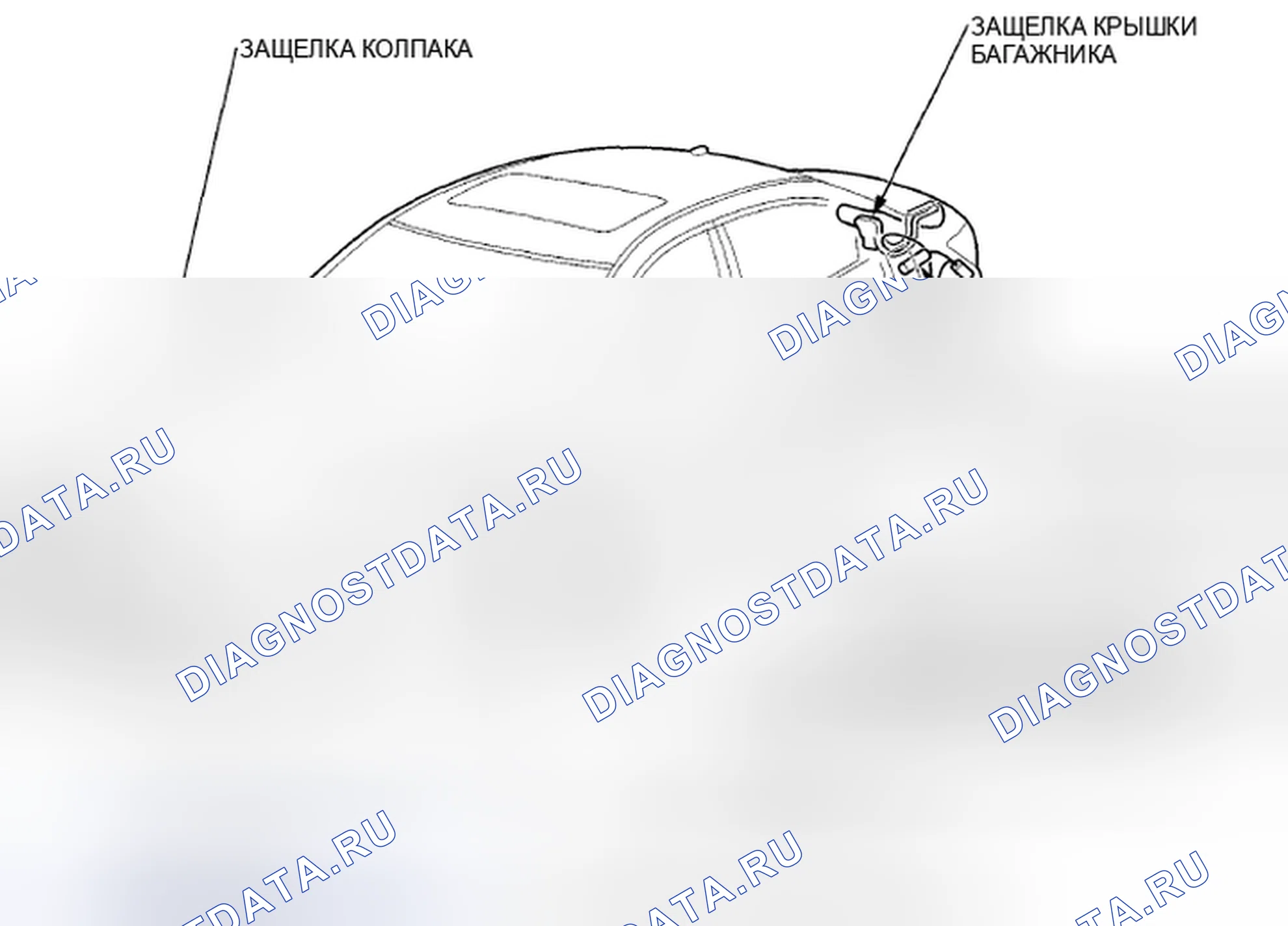 Рис. 228: Указатель расположения компонентов. Honda Accord VIII