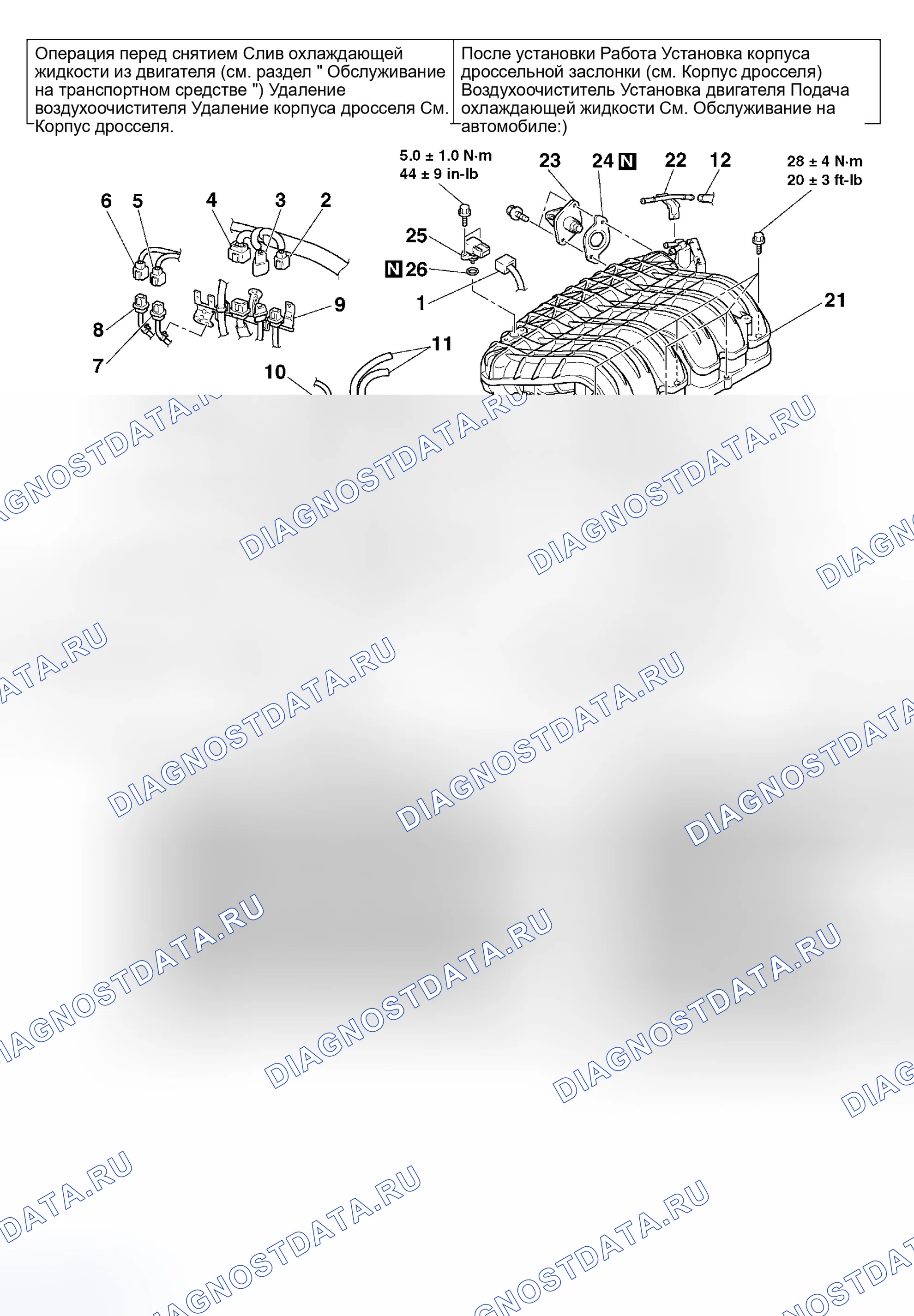 Рис. 8: ДЕМОНТАЖ И МОНТАЖ. Mitsubishi Endeavor I