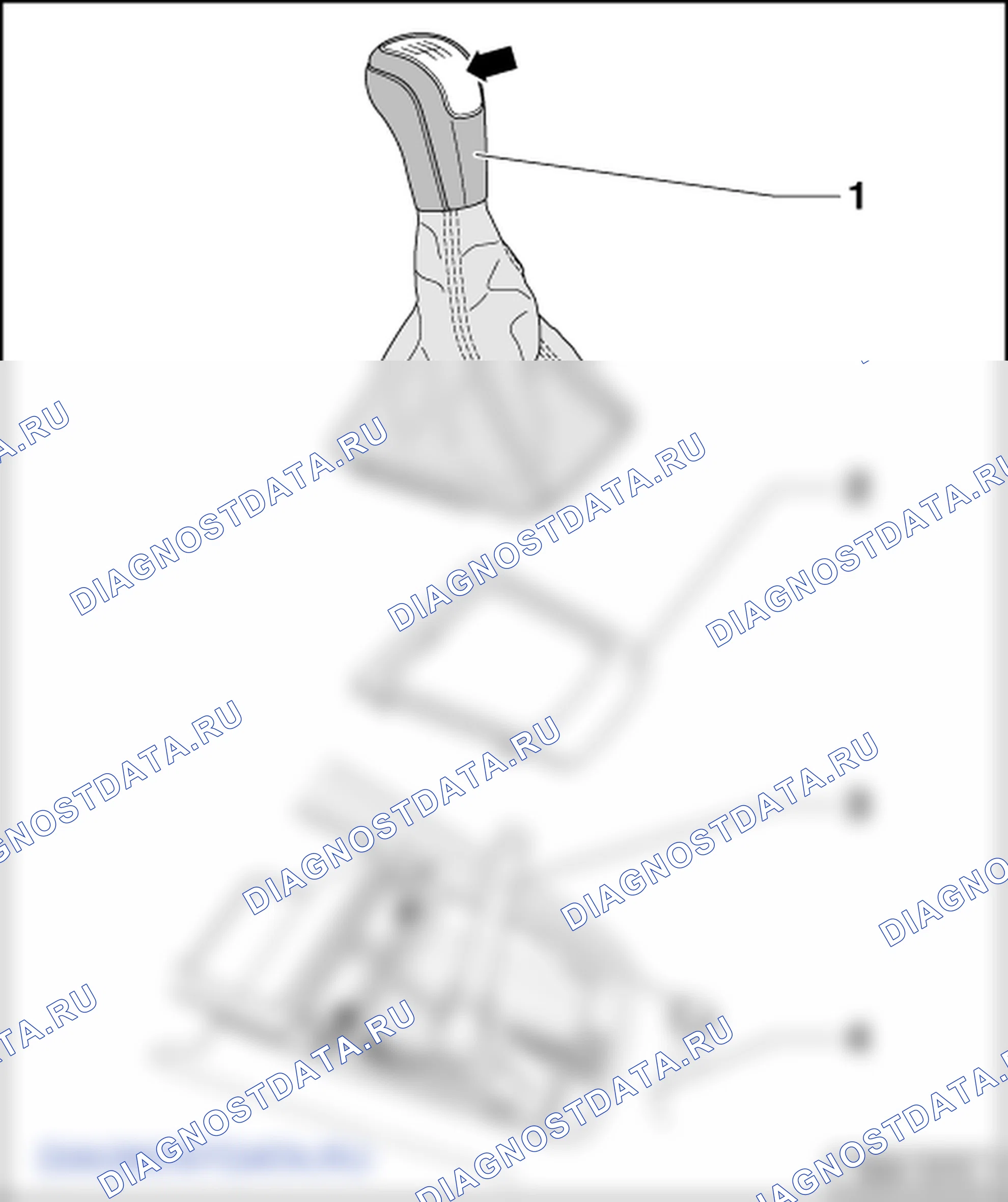 Механизм переключения (Коробка передач 0A4). Skoda Octavia Ii