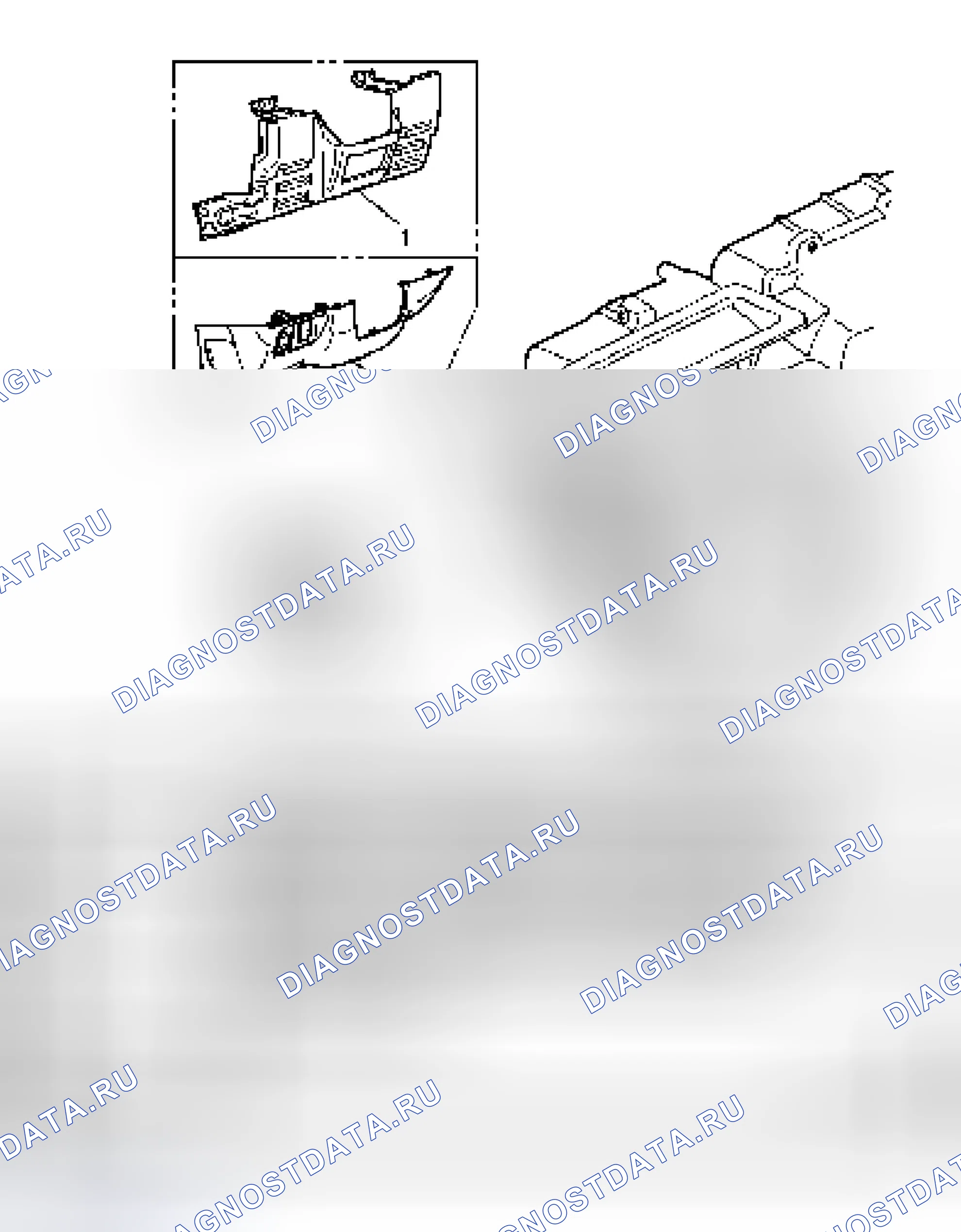 Рис. 81: МЕХАНИЗМ УПРАВЛЕНИЯ РЕЖИМАМИ. Isuzu Axiom I