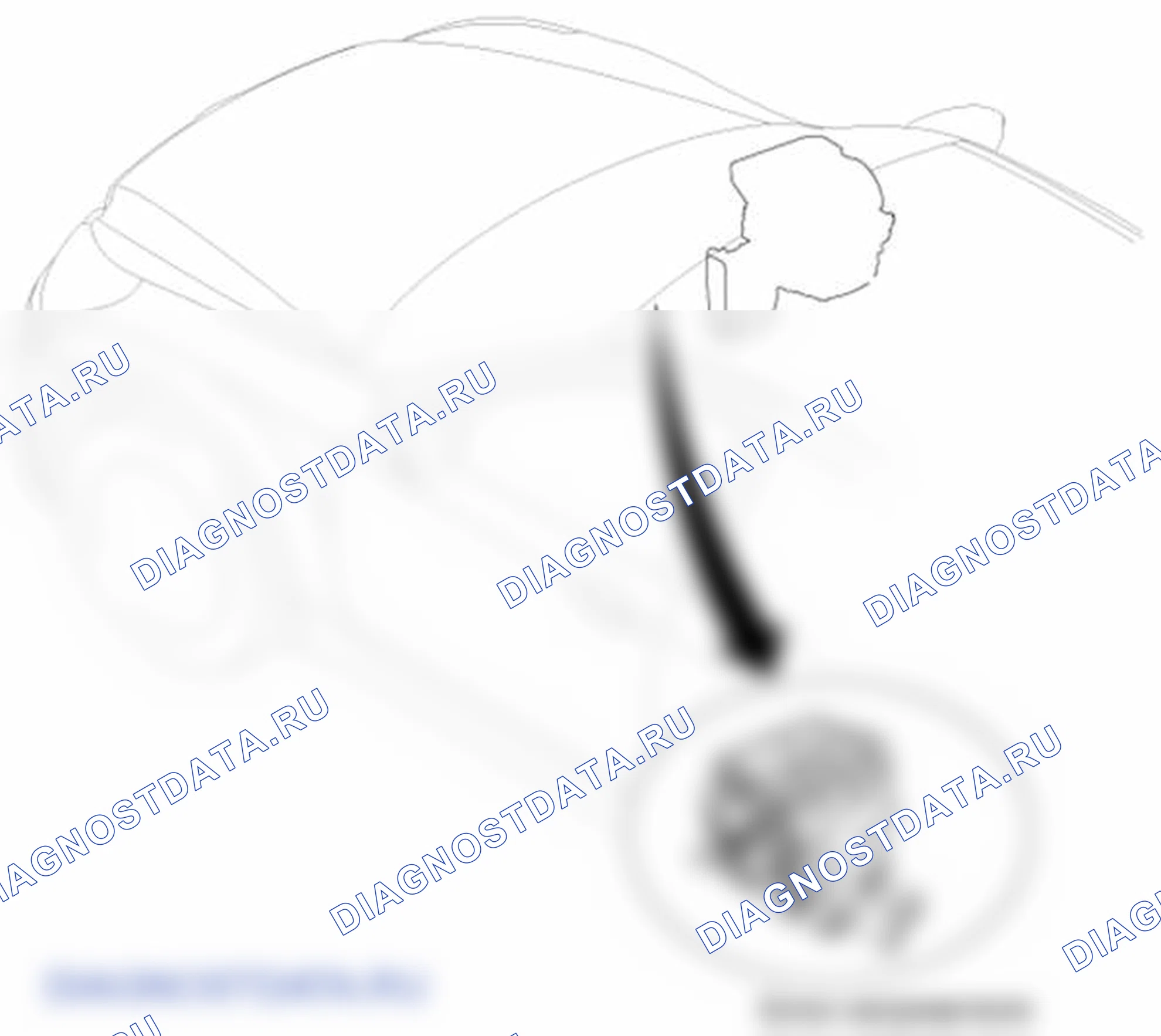 Рис. 1: Расположение компонентов. Hyundai Equus II