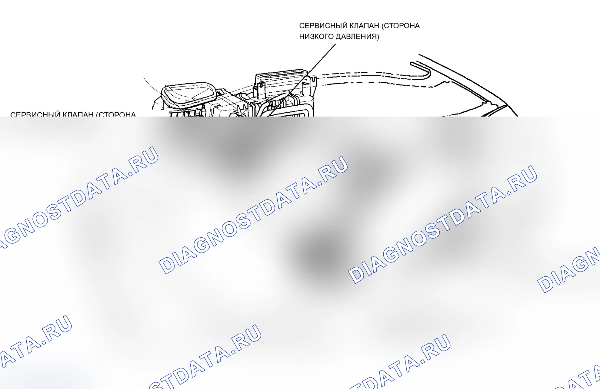 Рис. 2: Индекс расположения компонентов. Acura MDX I