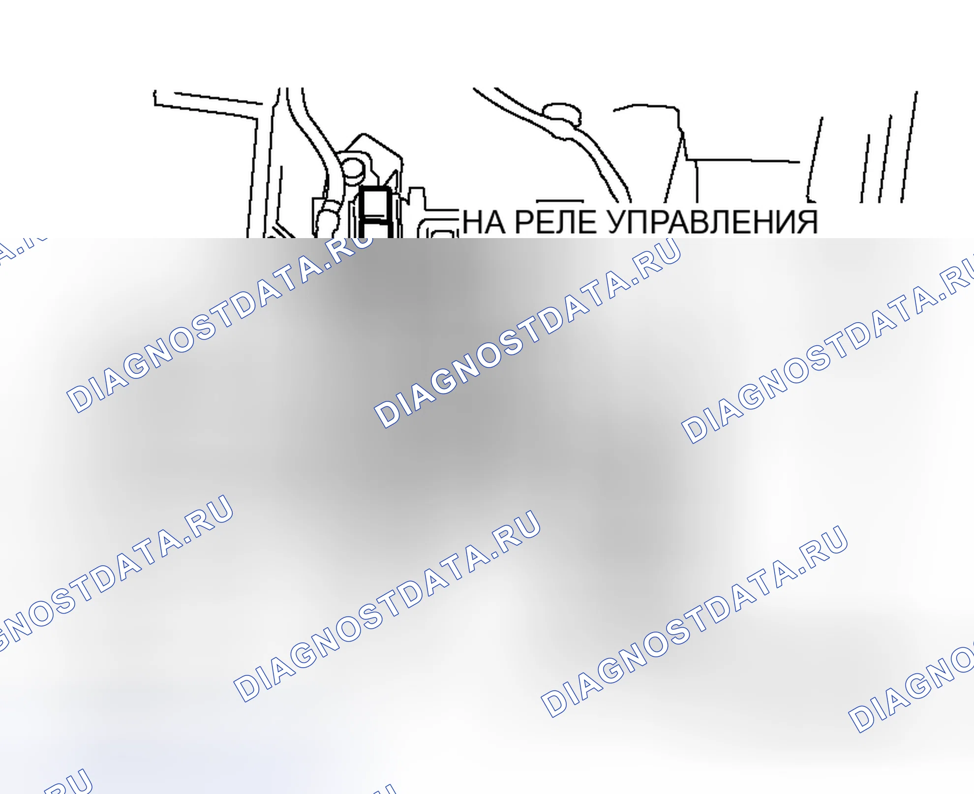 Рис. 296: ПРОВЕРКА РЕЛЕ УПРАВЛЕНИЯ A / T. Mitsubishi Endeavor I