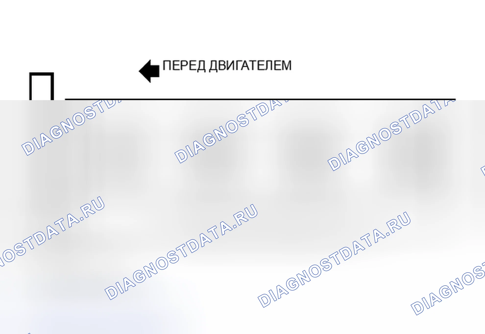 Рис. 3: Нумерация цилиндров и порядок зажигания (4-цилиндр, кроме Camry 2.2L и Camry Solara 2.2L). Toyota Avalon XX20