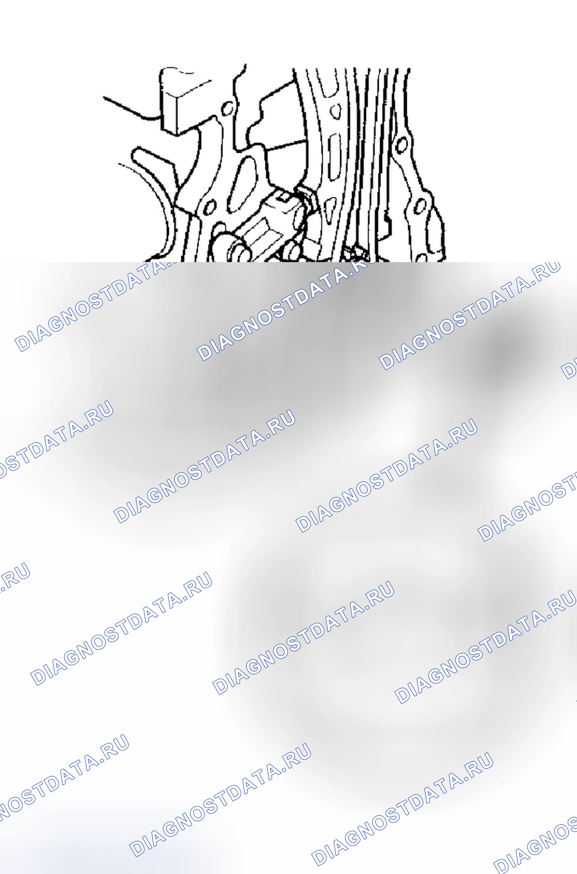 Рис. 116: Замена импульсной пластины Ckp. Honda Element I