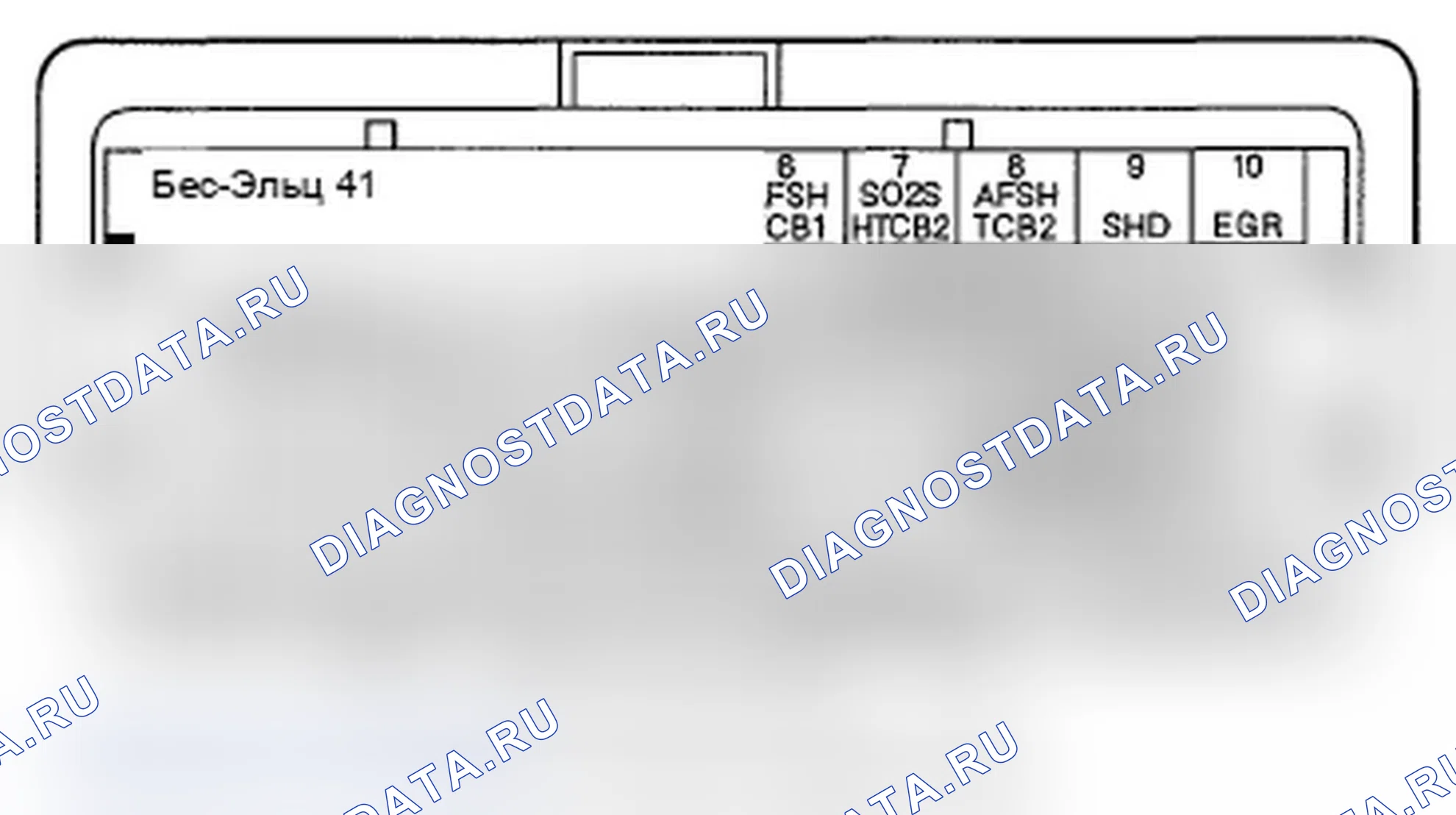 Рис. 204: Входы и выходы ИКМ разъема C (o) (49P). Acura MDX II