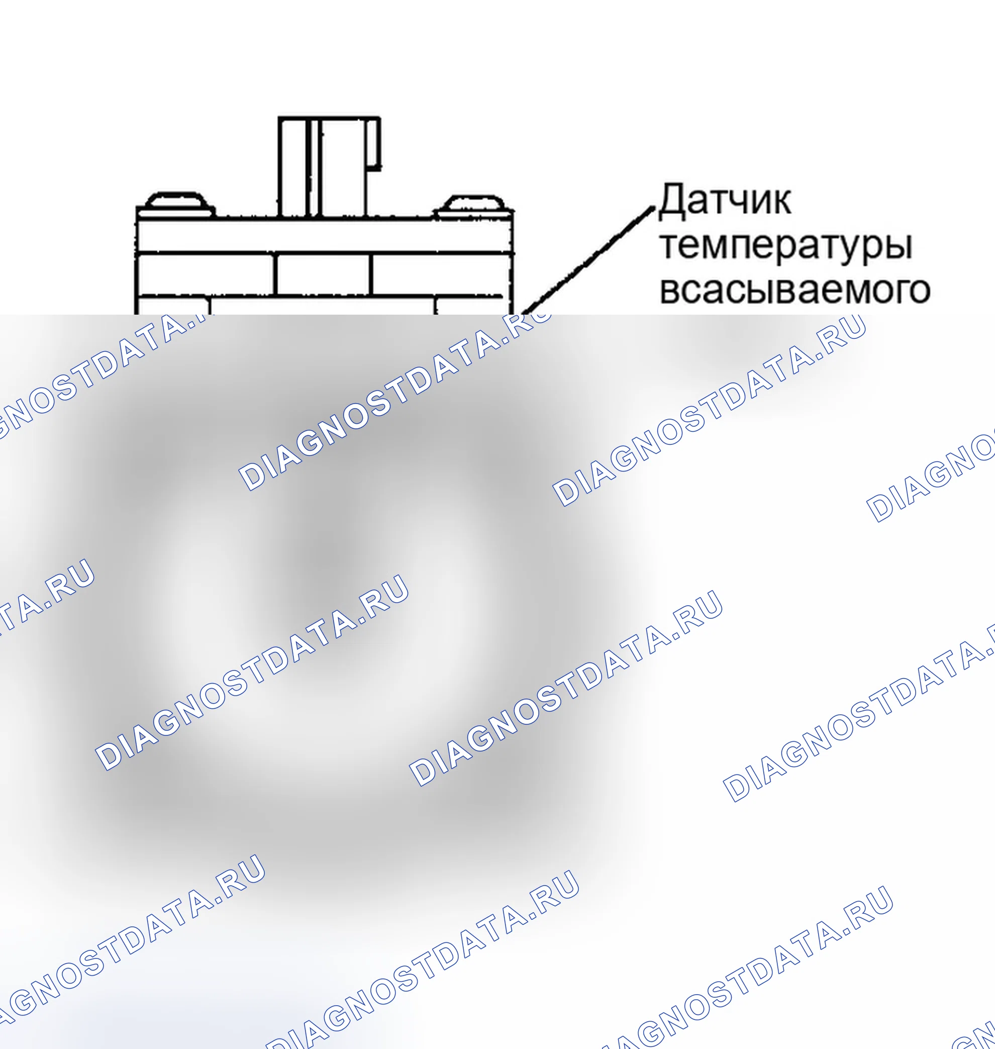 Рис. 2: Датчик массового расхода воздуха. Infiniti Q45 III