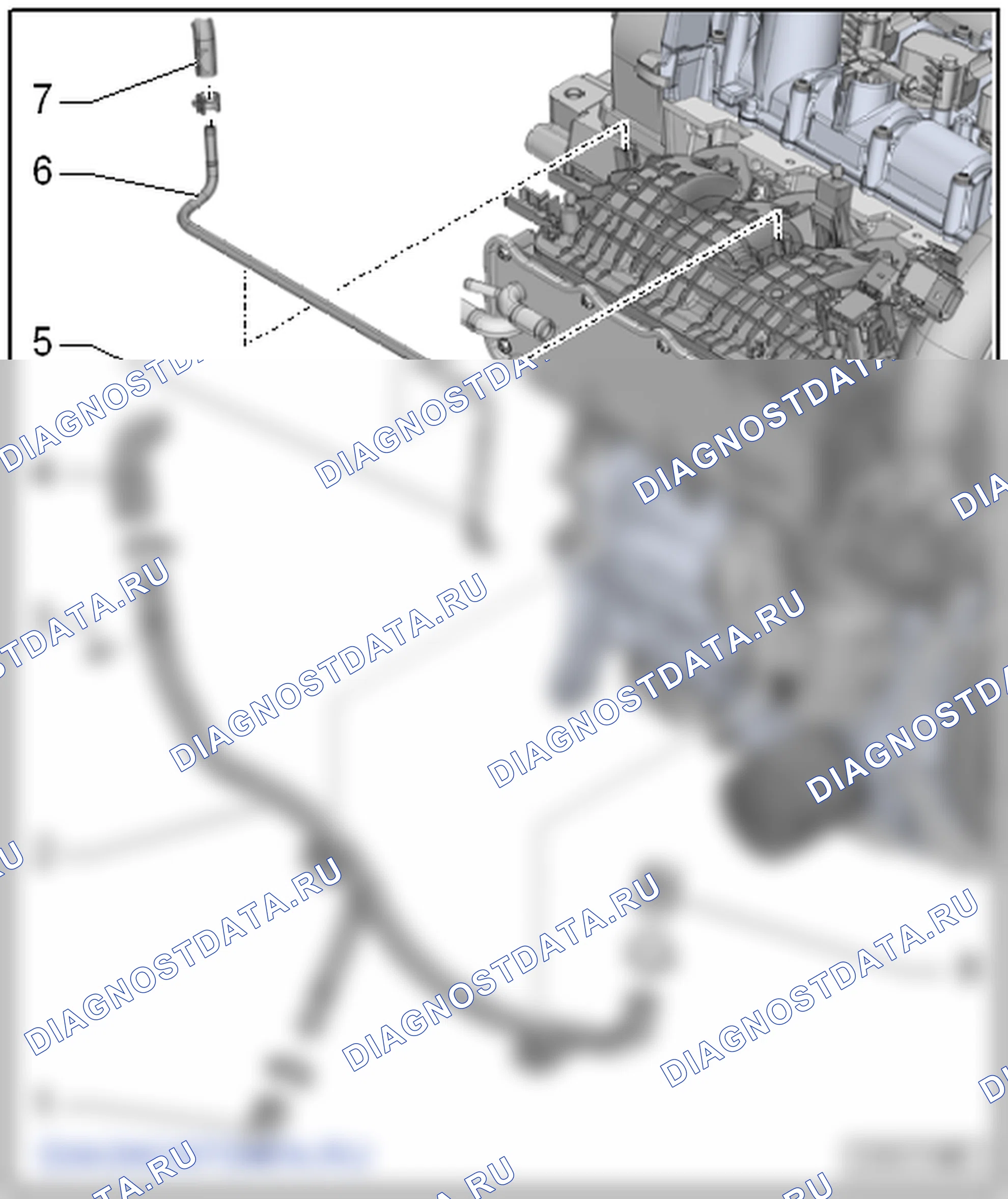Трубопроводы системы охлаждения. SEAT Ibiza IV