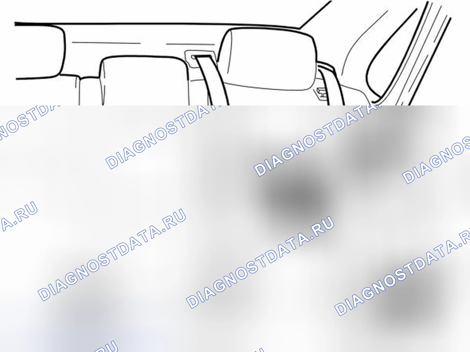 Рис. 274: Демонтаж панели C-образной стойки. Volvo V40 I рестайлинг