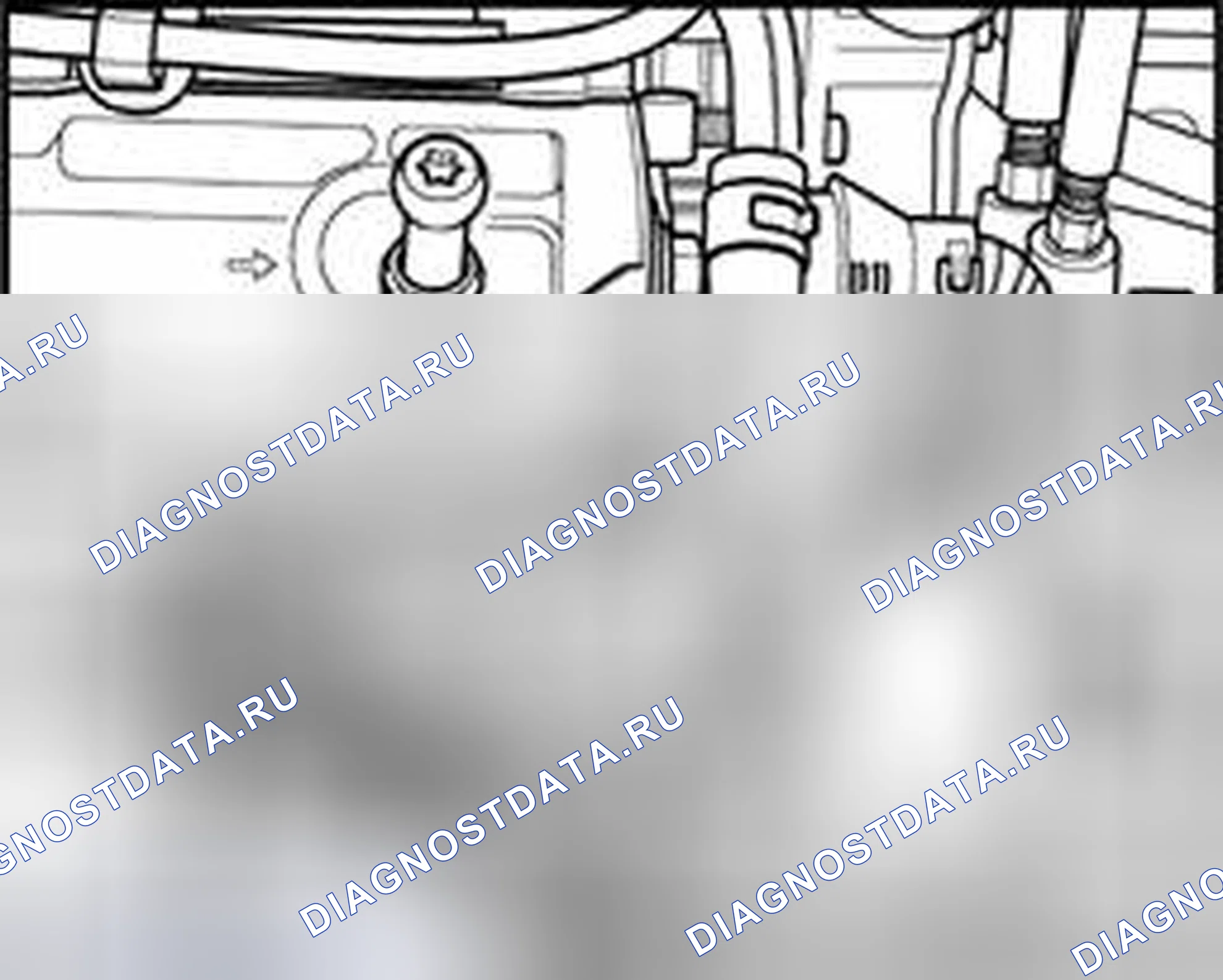 Рис. 412: Автомобили с кодом двигателя BEW. Volkswagen Golf Mk4
