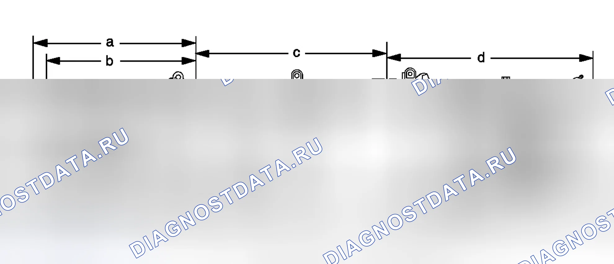 Рис. 2: Размеры - Рама (1500 Sub / Yukon Xl / Avalanche 2WD / 4WD). Chevrolet Tahoe II