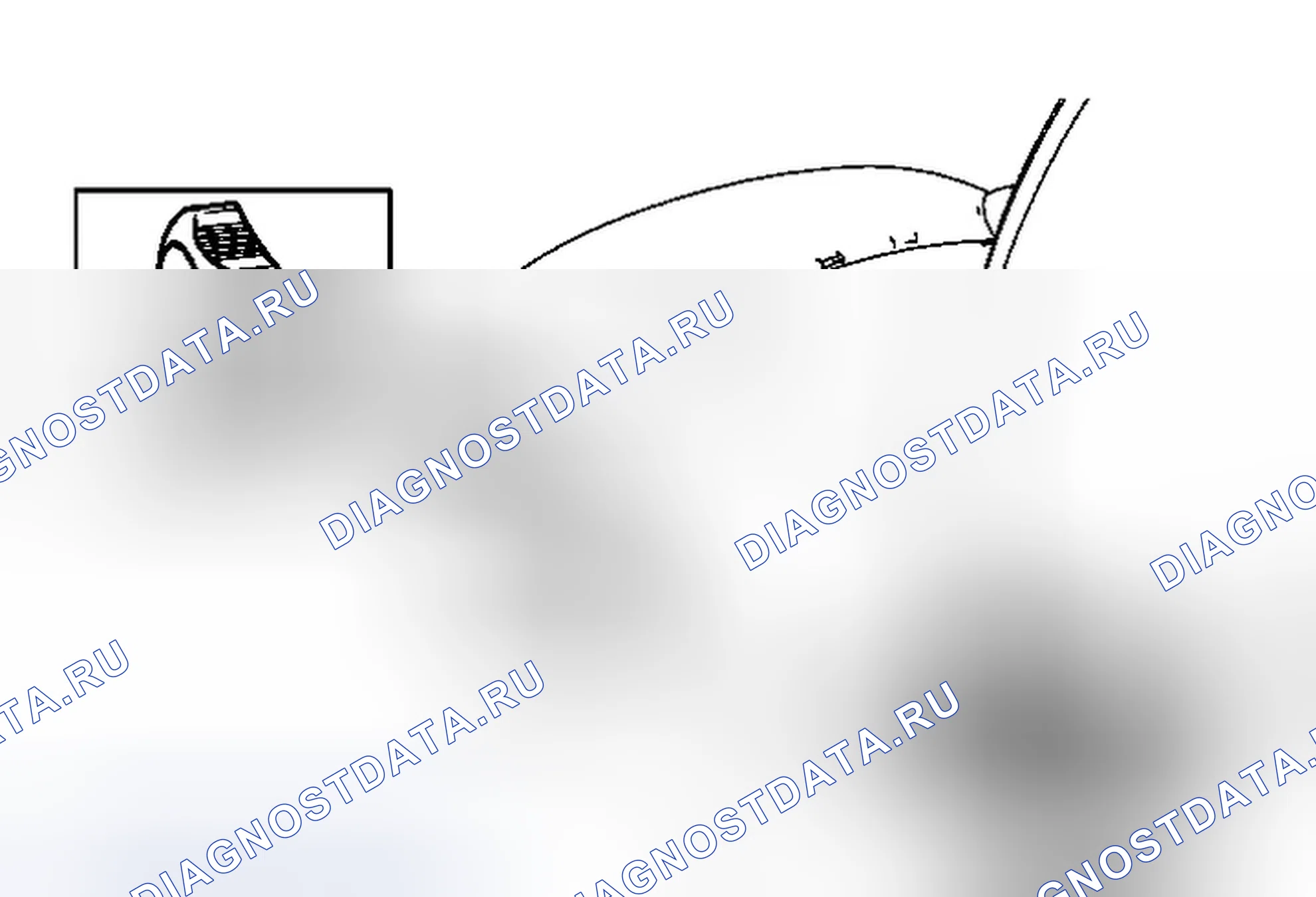 Рис. 2: Замена ручки ручки регулятора сиденья водителя или пассажира. Chevrolet Spark M300
