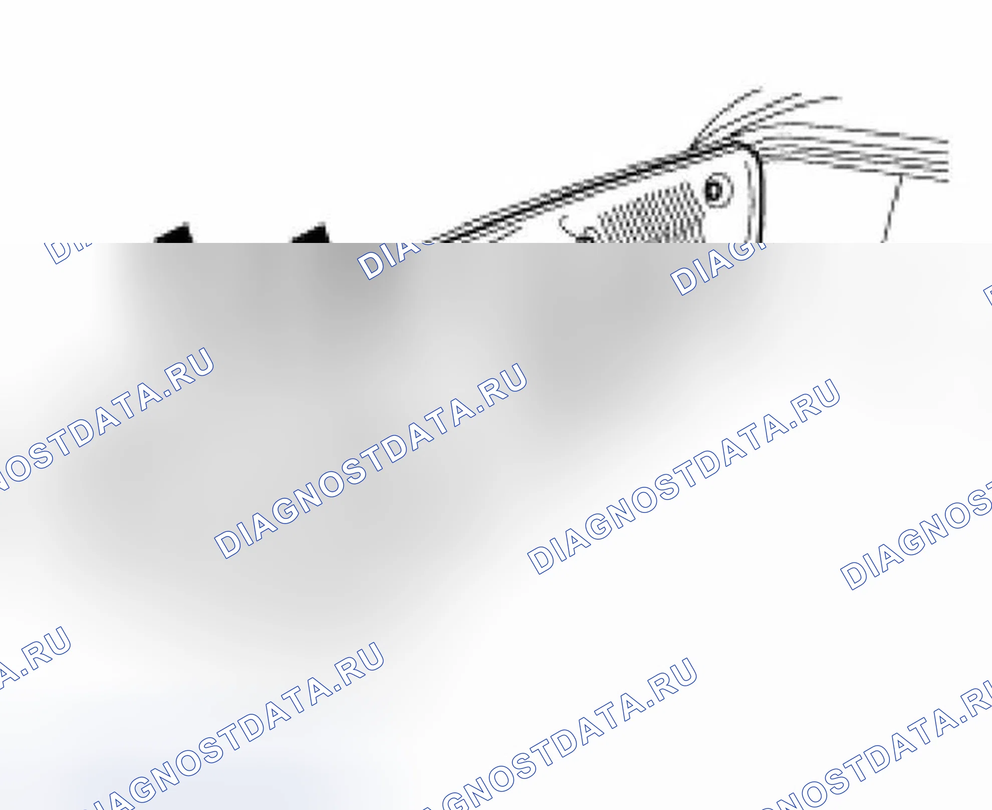 Рис. 101: Защелка крышки багажного отделения. Ford Thunderbird XI