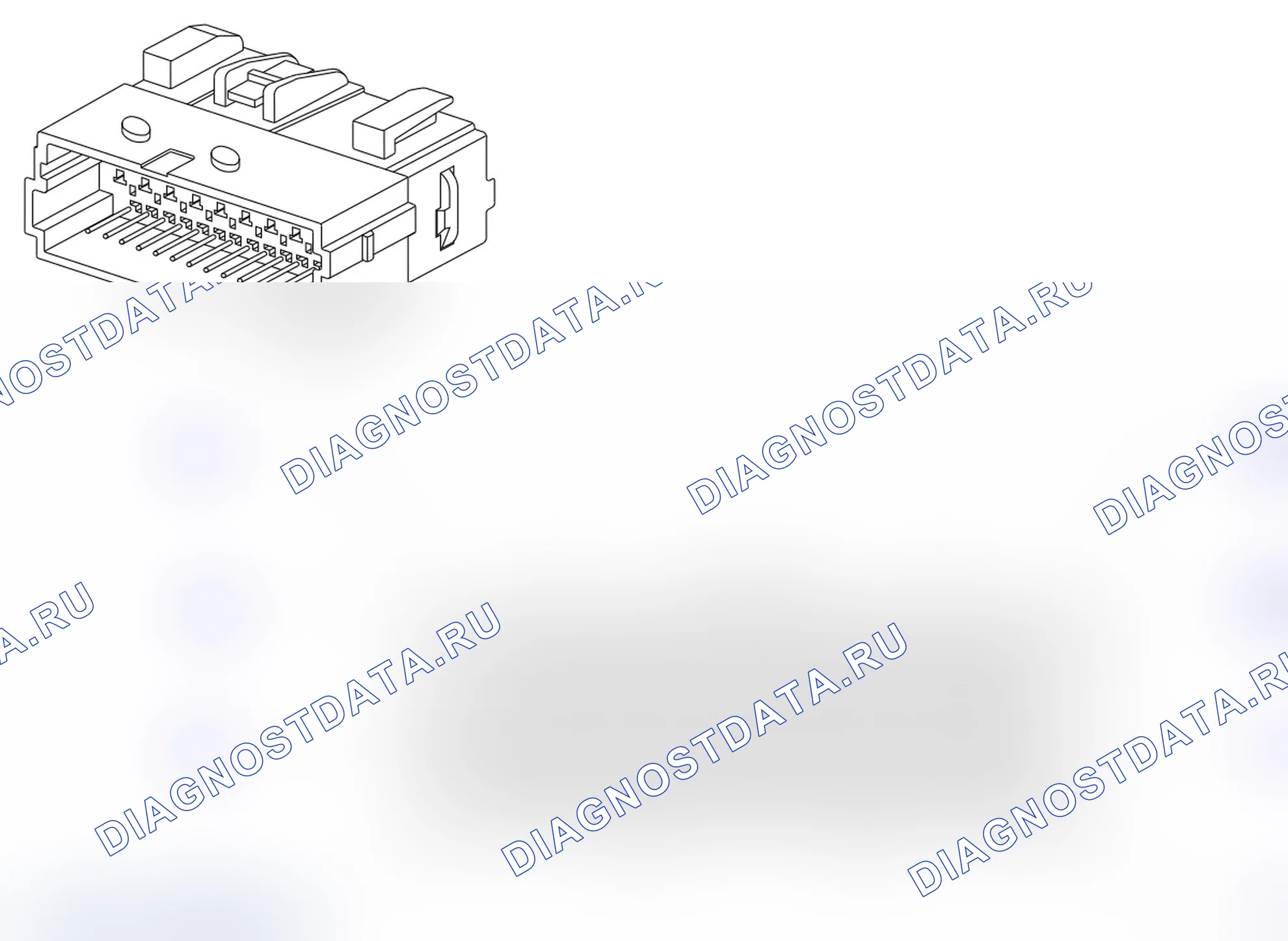 Распиновка разъёма X5. Opel Meriva A рестайлинг