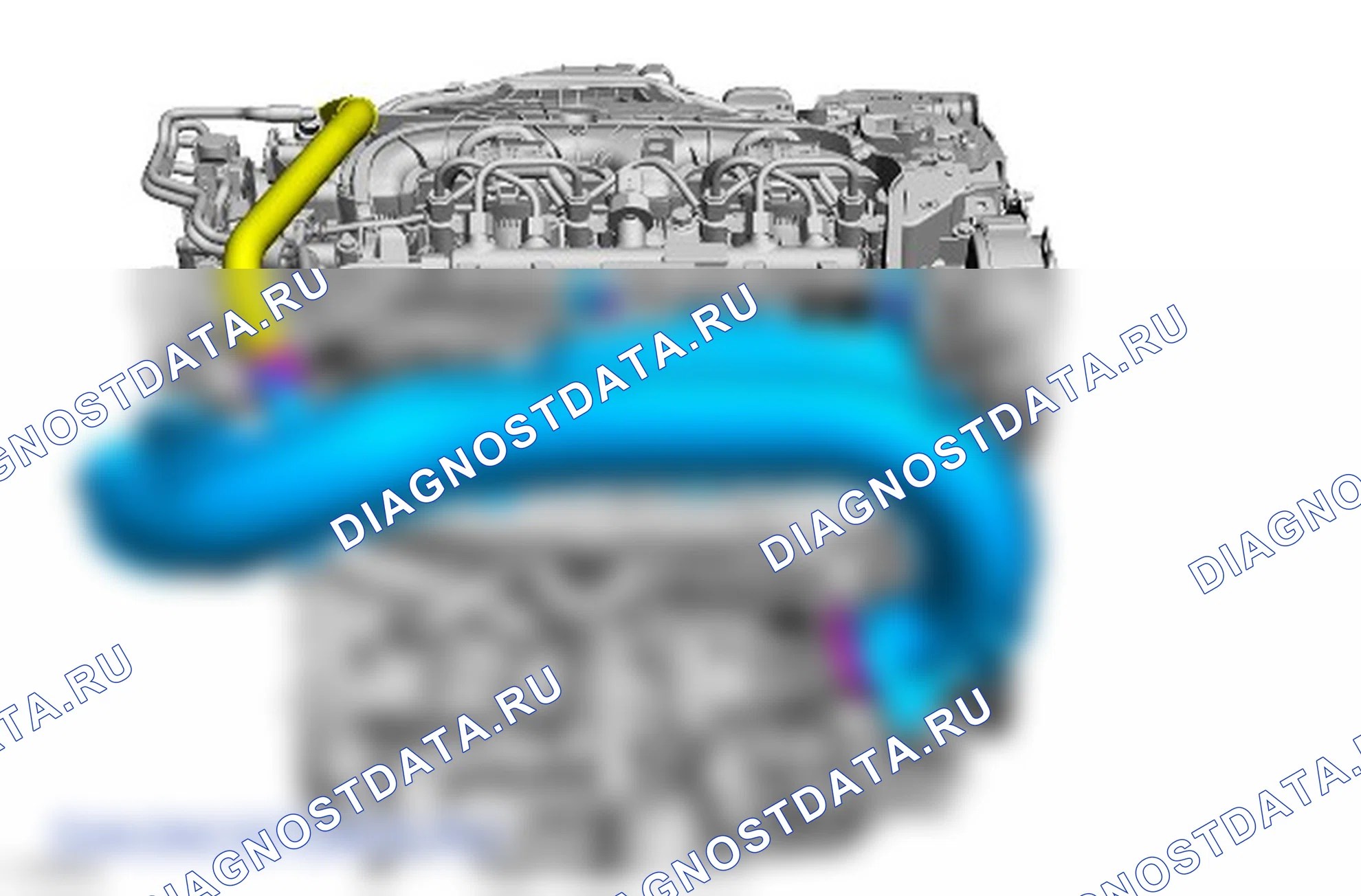 Как установить присоединяемые детали двигателя. Ford Kuga II