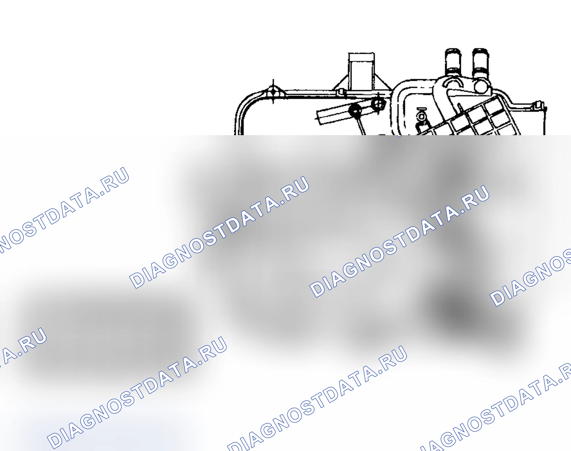 Рис. 17: ПРИВОД РЕГУЛИРОВКИ ТЕМПЕРАТУРЫ. Hyundai Santa Fe I