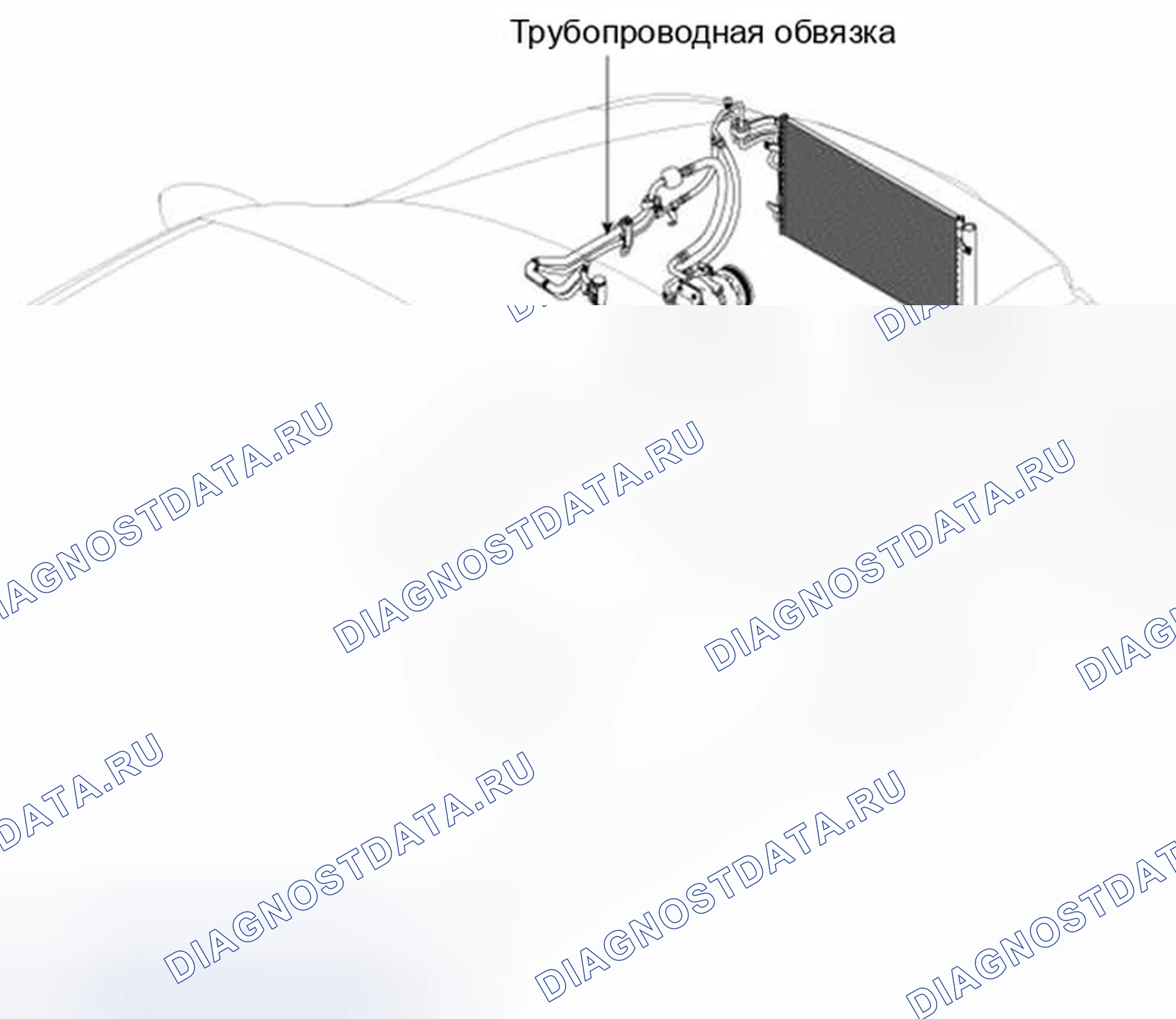 Рис. 9: Расположение компонентов. Hyundai Equus II