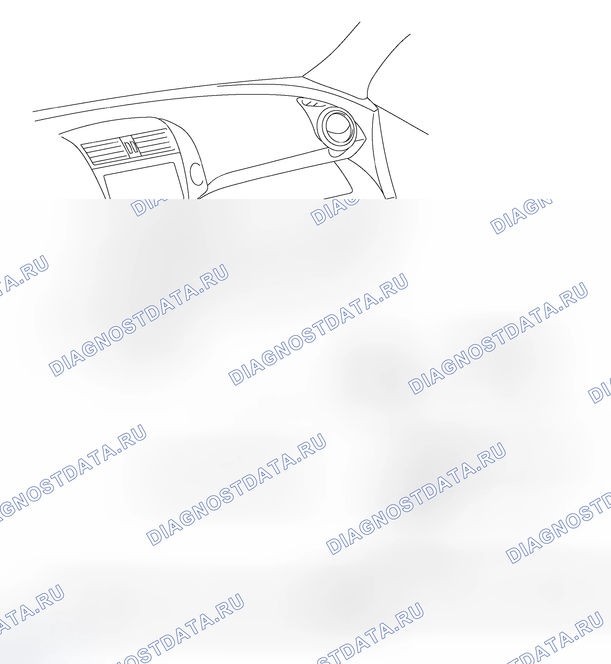 Рис. 58: КОМПОНЕНТЫ. Toyota RAV4 III