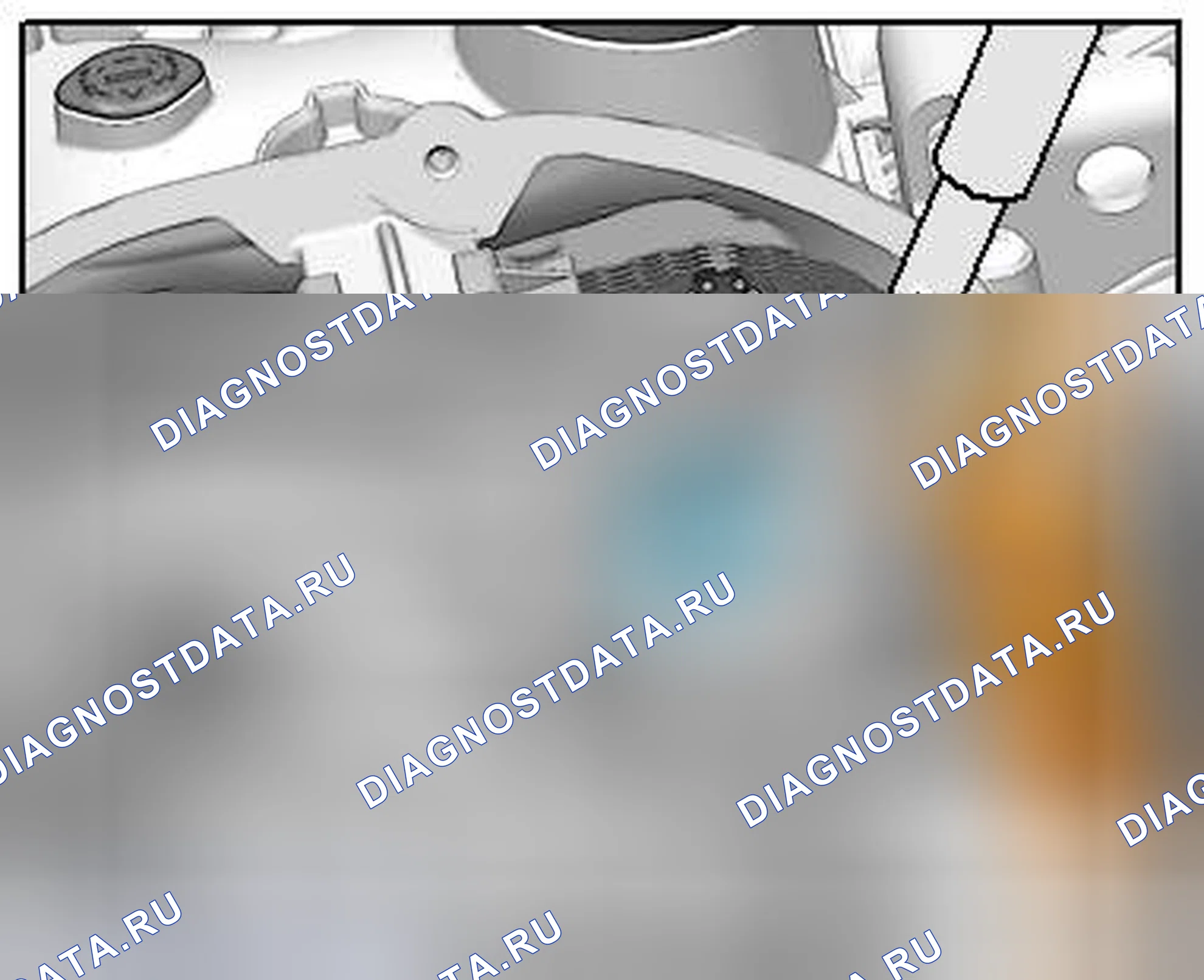 Рис. 70: Идентификация сборочного инструмента T10352 для удаления регулирующего клапана. Volkswagen Tiguan I