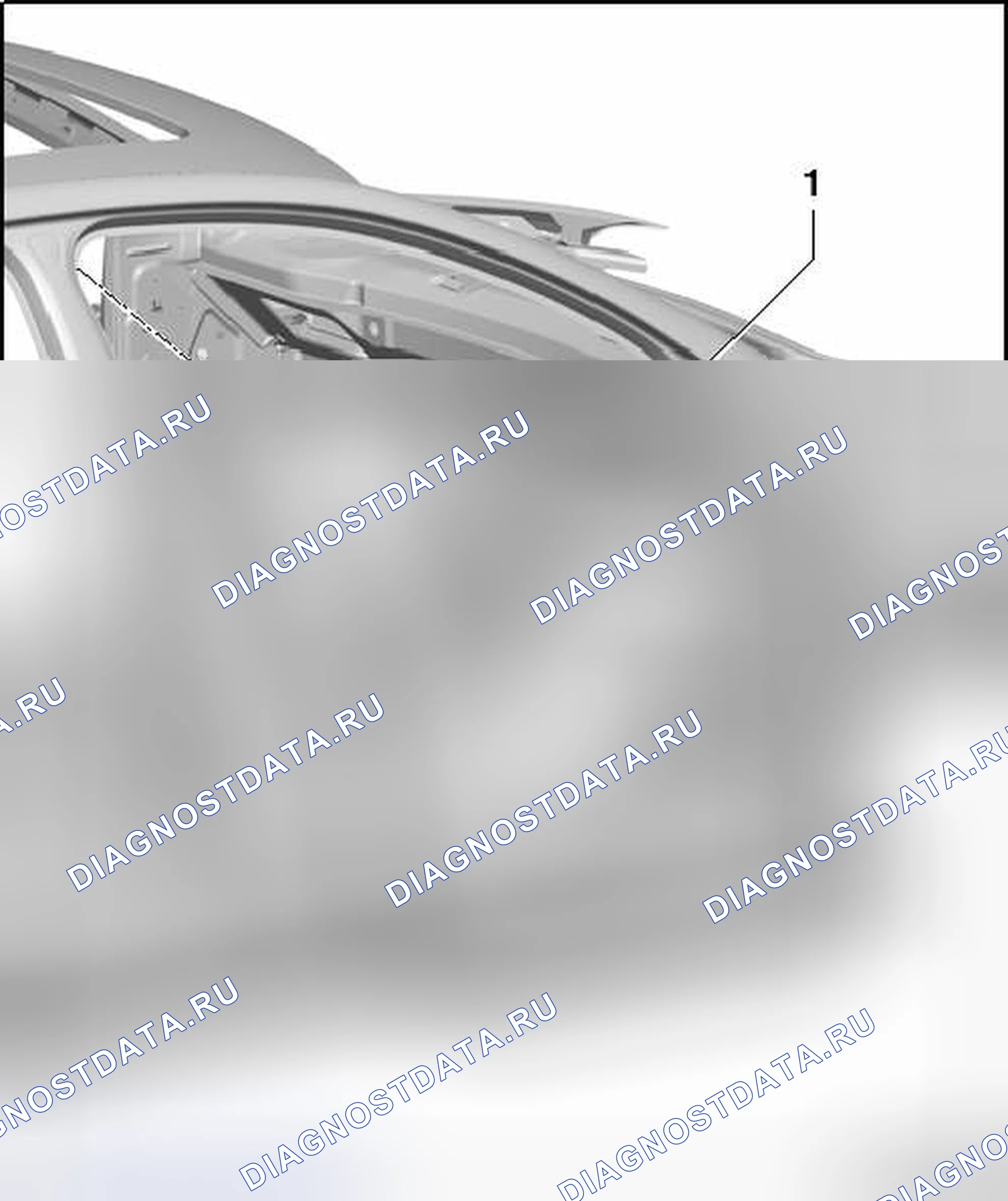 Рис. 100: УПЛОТНЕНИЕ ВНУТРЕННЕЙ ДВЕРИ. Volkswagen Golf Mk7
