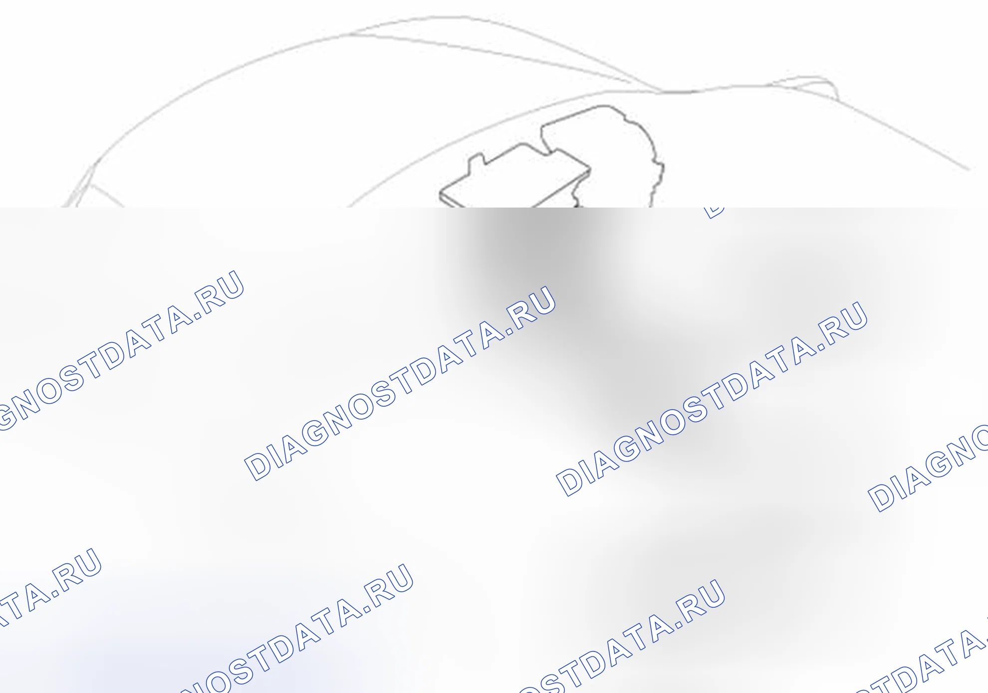 Рис. 18: Расположение компонентов. Hyundai Santa Fe II рестайлинг