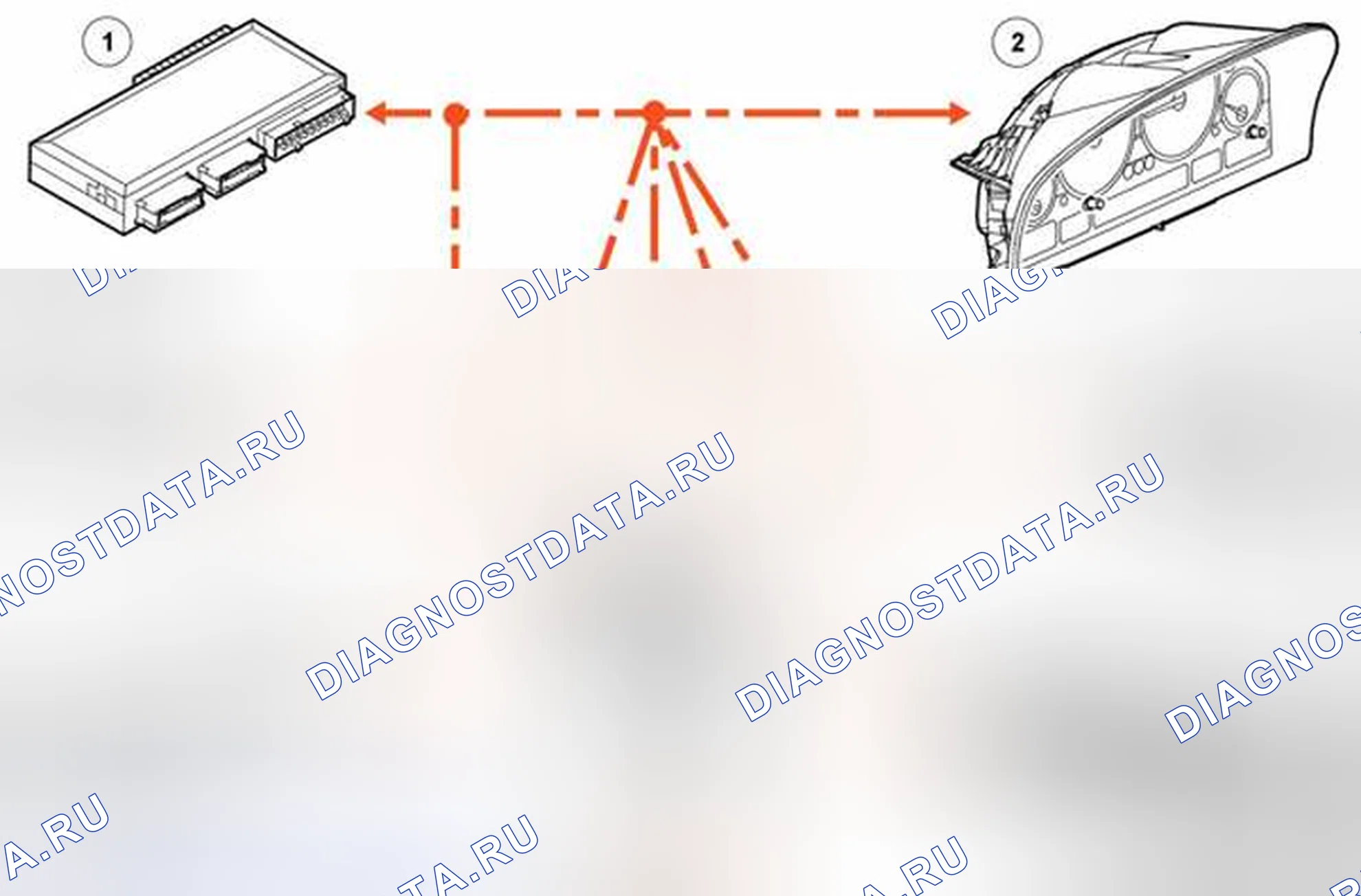 Рис. 16: СХЕМА УПРАВЛЕНИЯ - К МКИО. Land Rover Range Rover L322