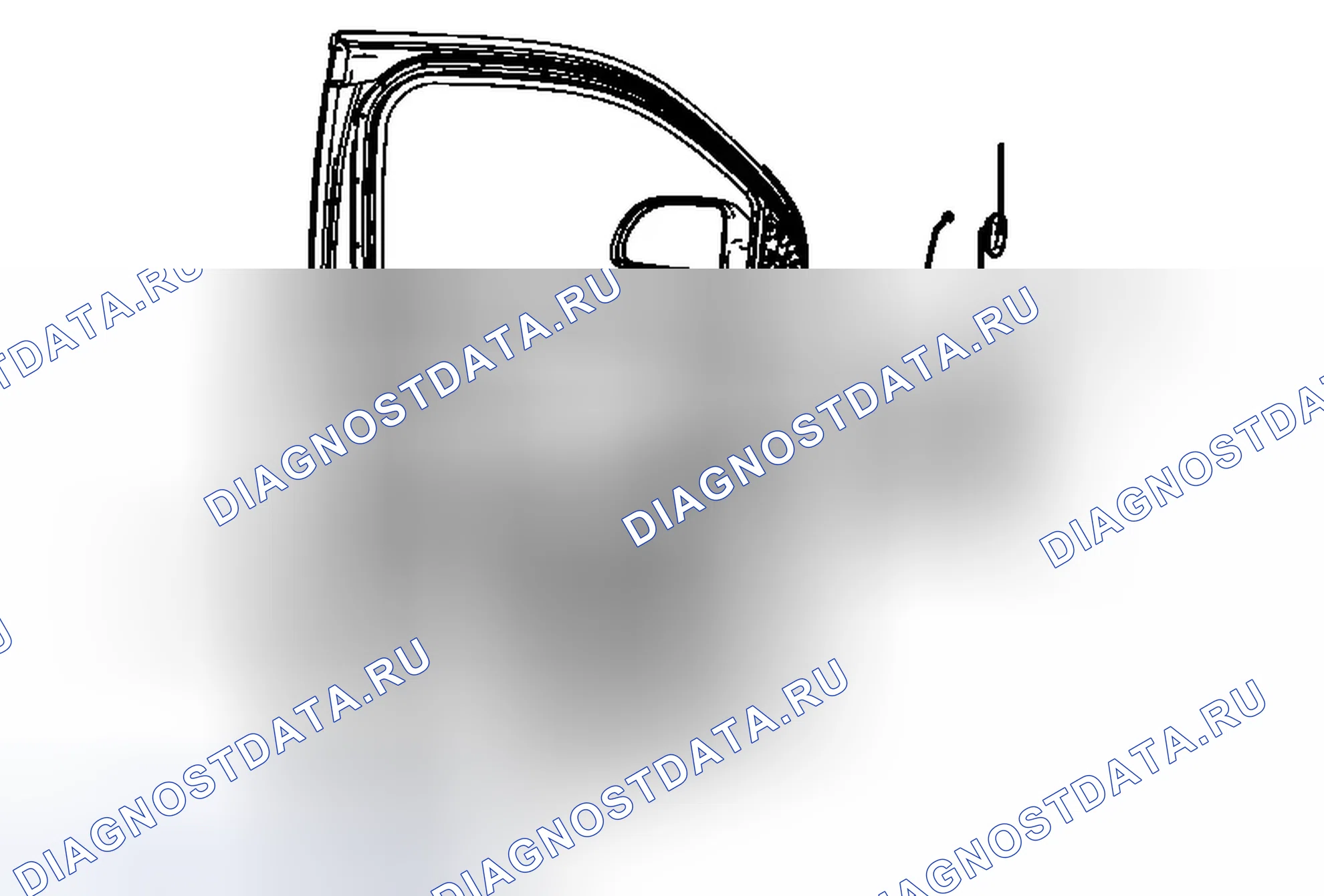 Рис. 16: Замена защелки передней двери. Chevrolet Equinox II