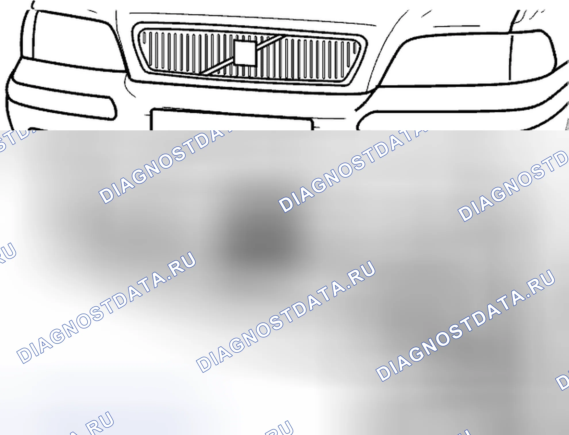 Рис. 65: Регулировка внешних осветительных приборов. Volvo V40 I рестайлинг
