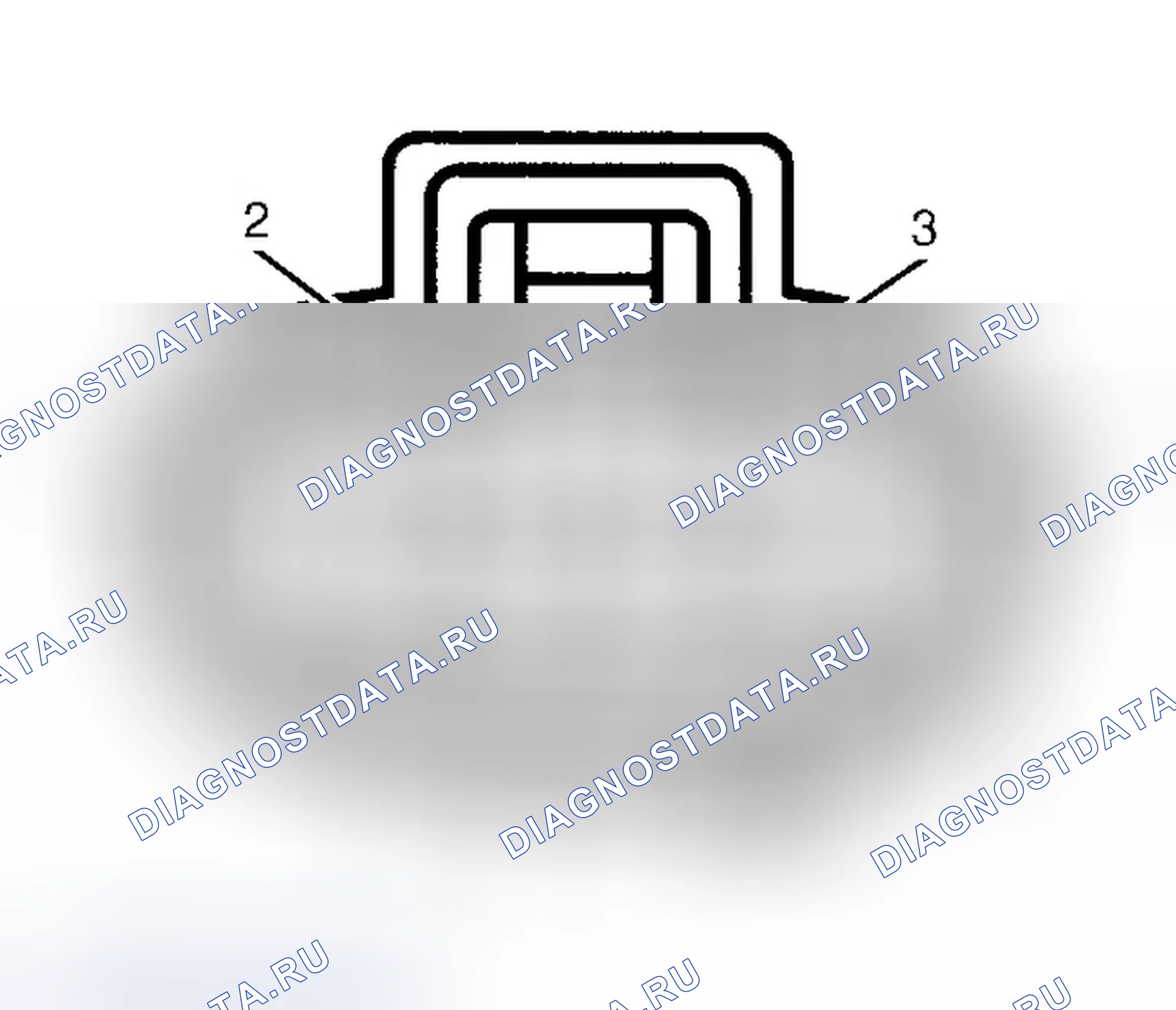 Рис. 95: Идентификация соединителя Tr жгут. Ford Cab & Chassis F350 