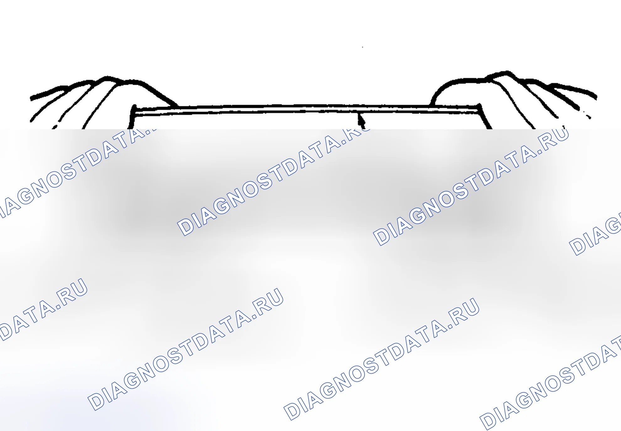 Рис. 38: Переполненность панели крыши. Hyundai Santa Cruz I