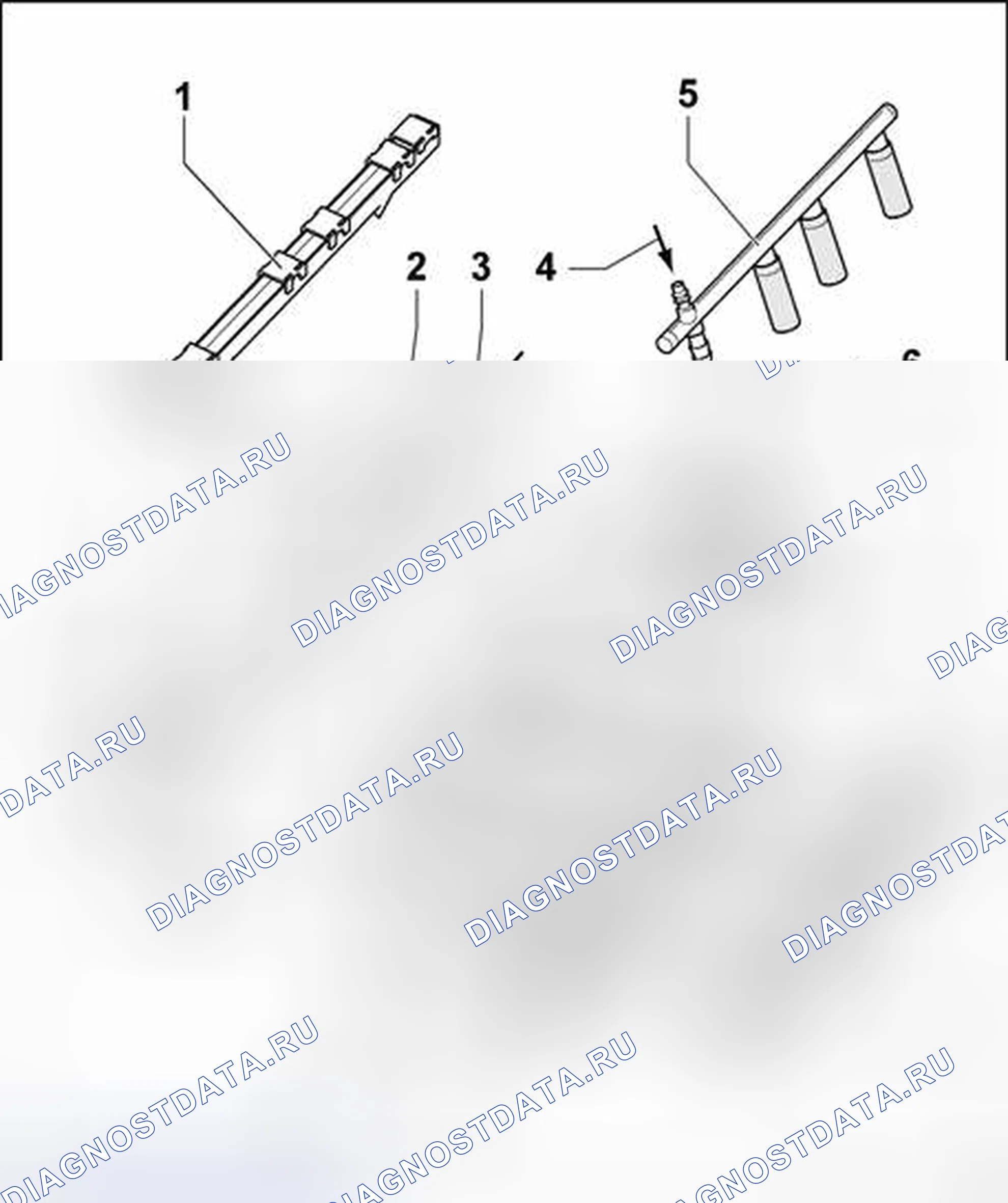 Рис. 54: Коды двигателей Bbw, BEV. Volkswagen Golf Mk4