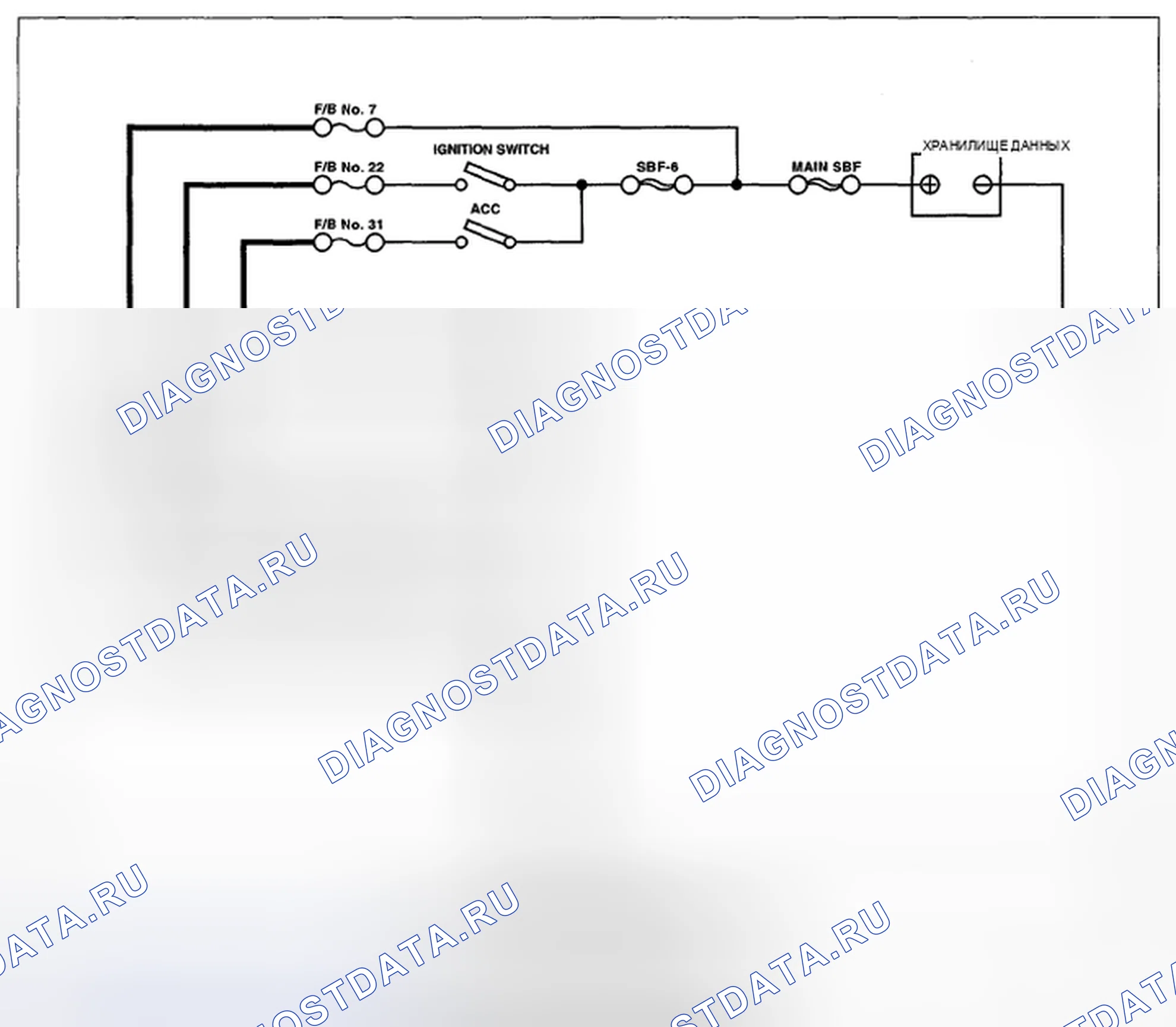 Рис. 206: электросхема. Subaru Impreza GH