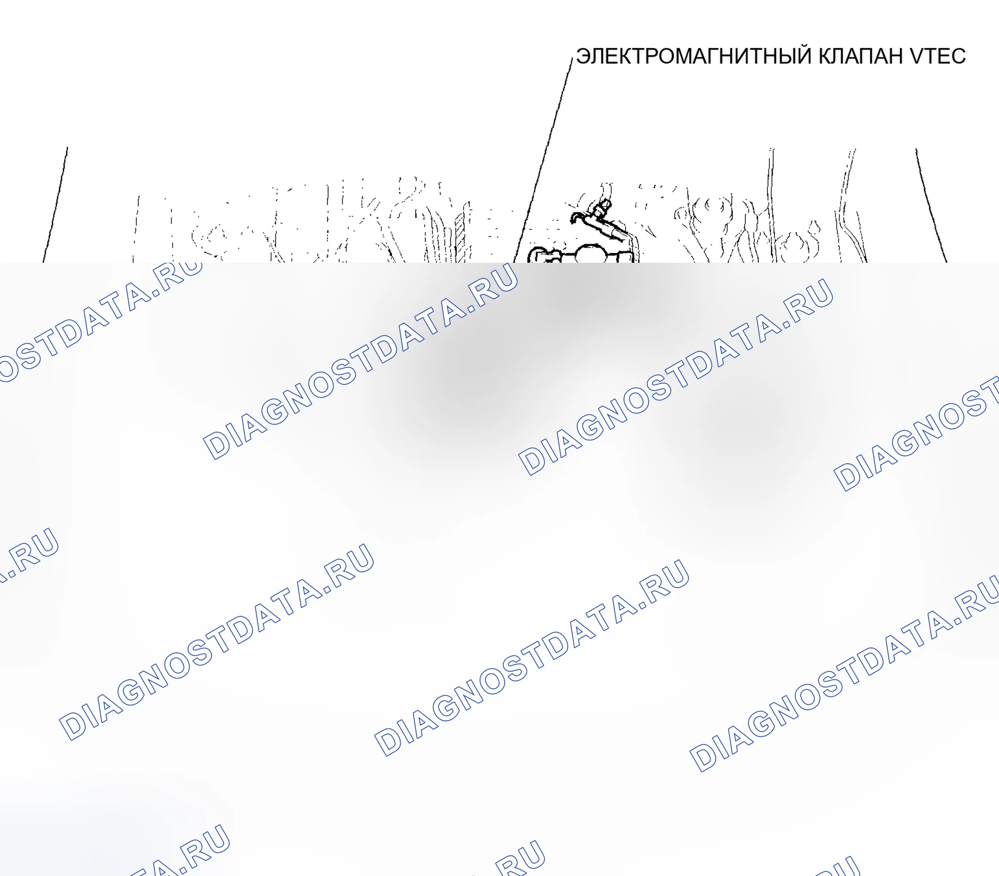 Рис. 184: Указатель расположения компонентов. Honda Civic VII